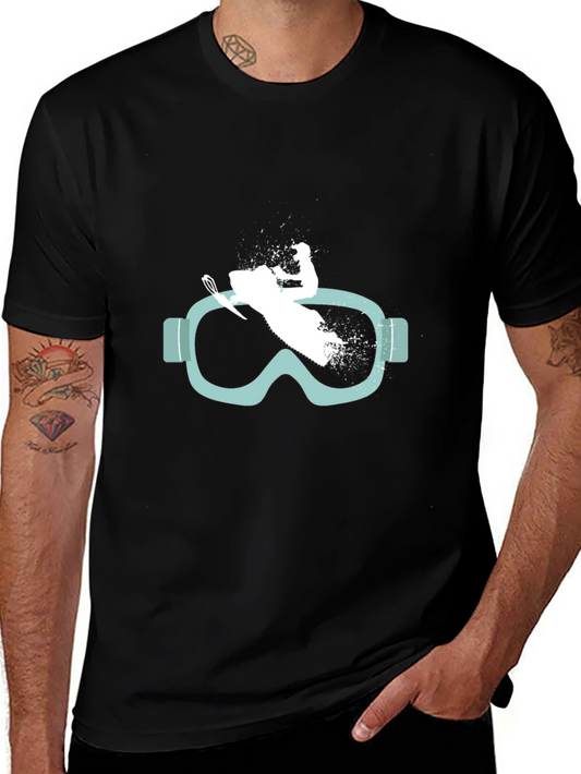 Ski Goggles T-Shirt - Stylish Winter Sports Tee