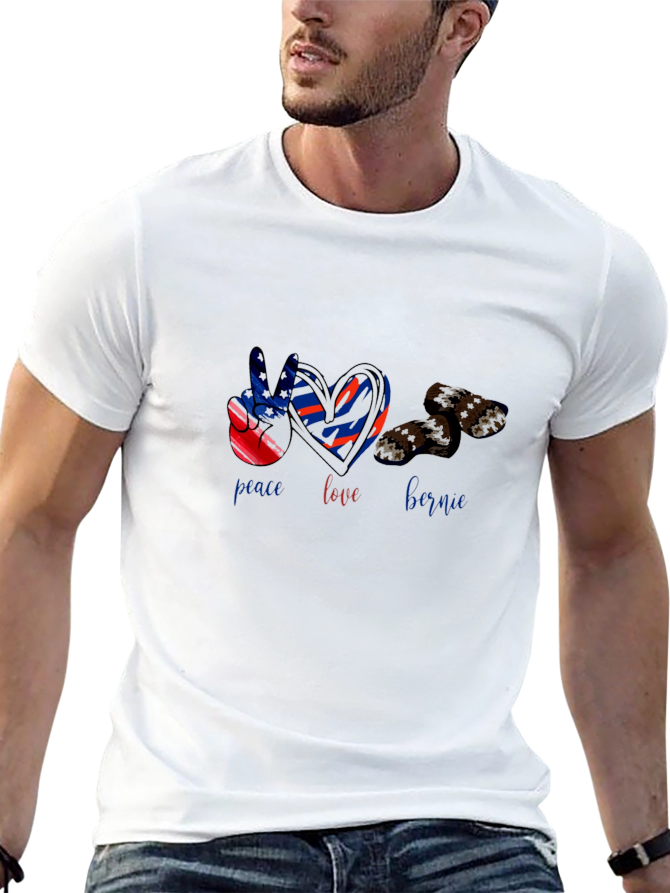 Peace Love Bernie T-Shirt