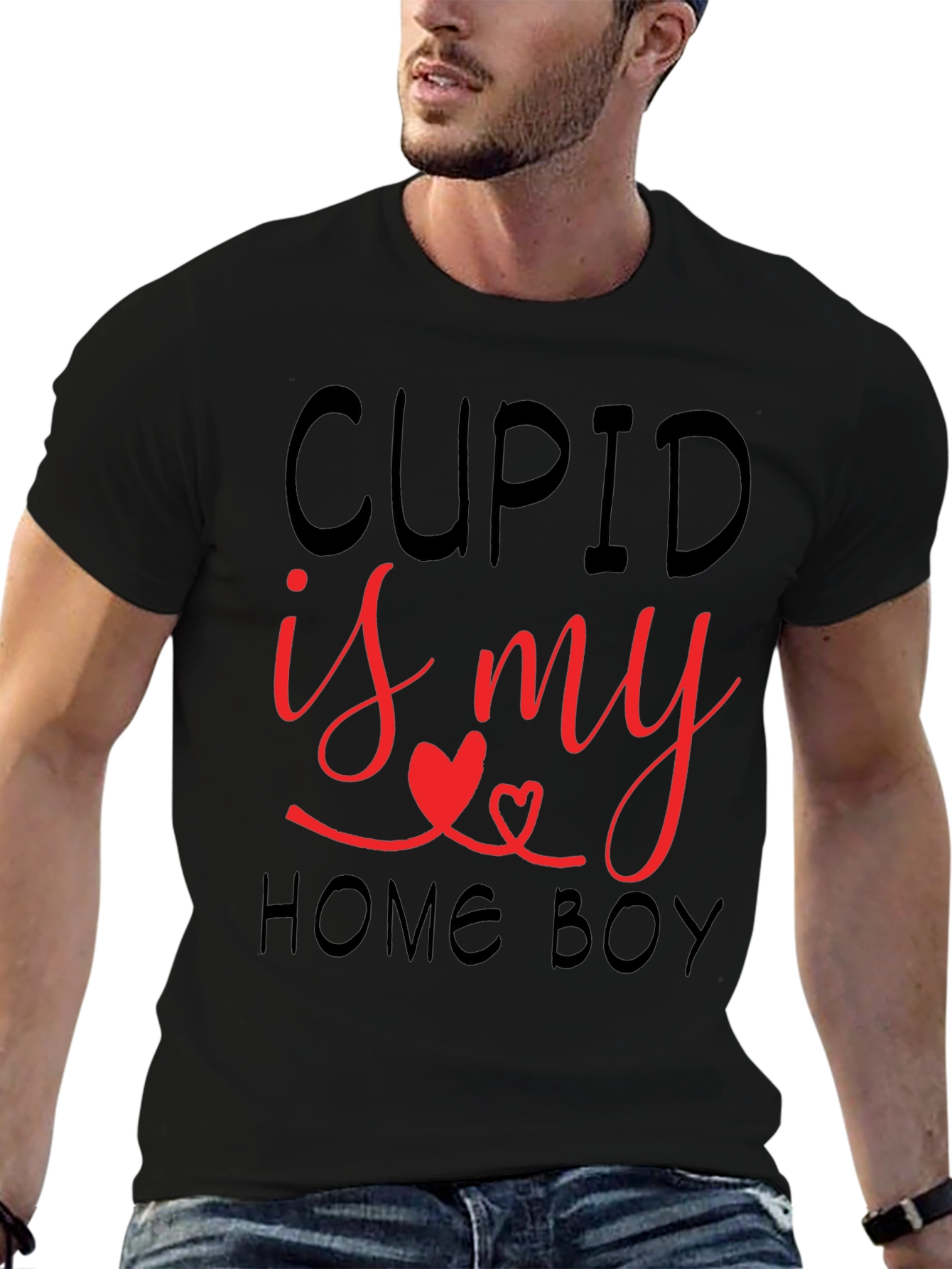 Cupid is My Homeboy Valentines Day T-Shirt