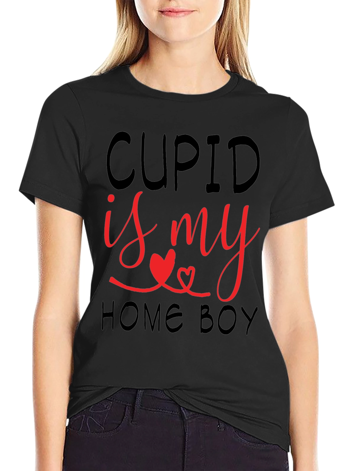 Cupid is My Homeboy Valentines Day T-Shirt