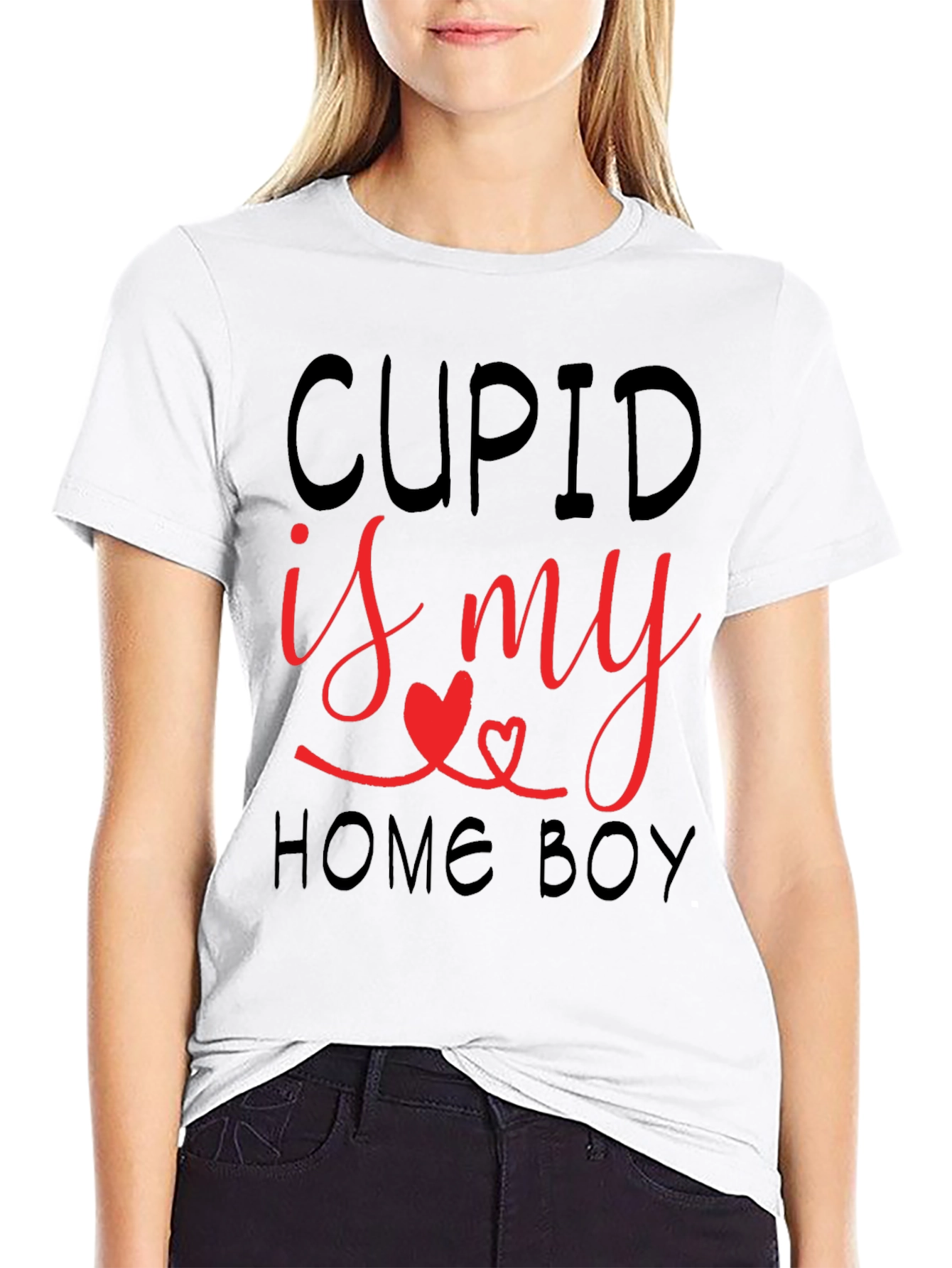 Cupid is My Homeboy Valentines Day T-Shirt