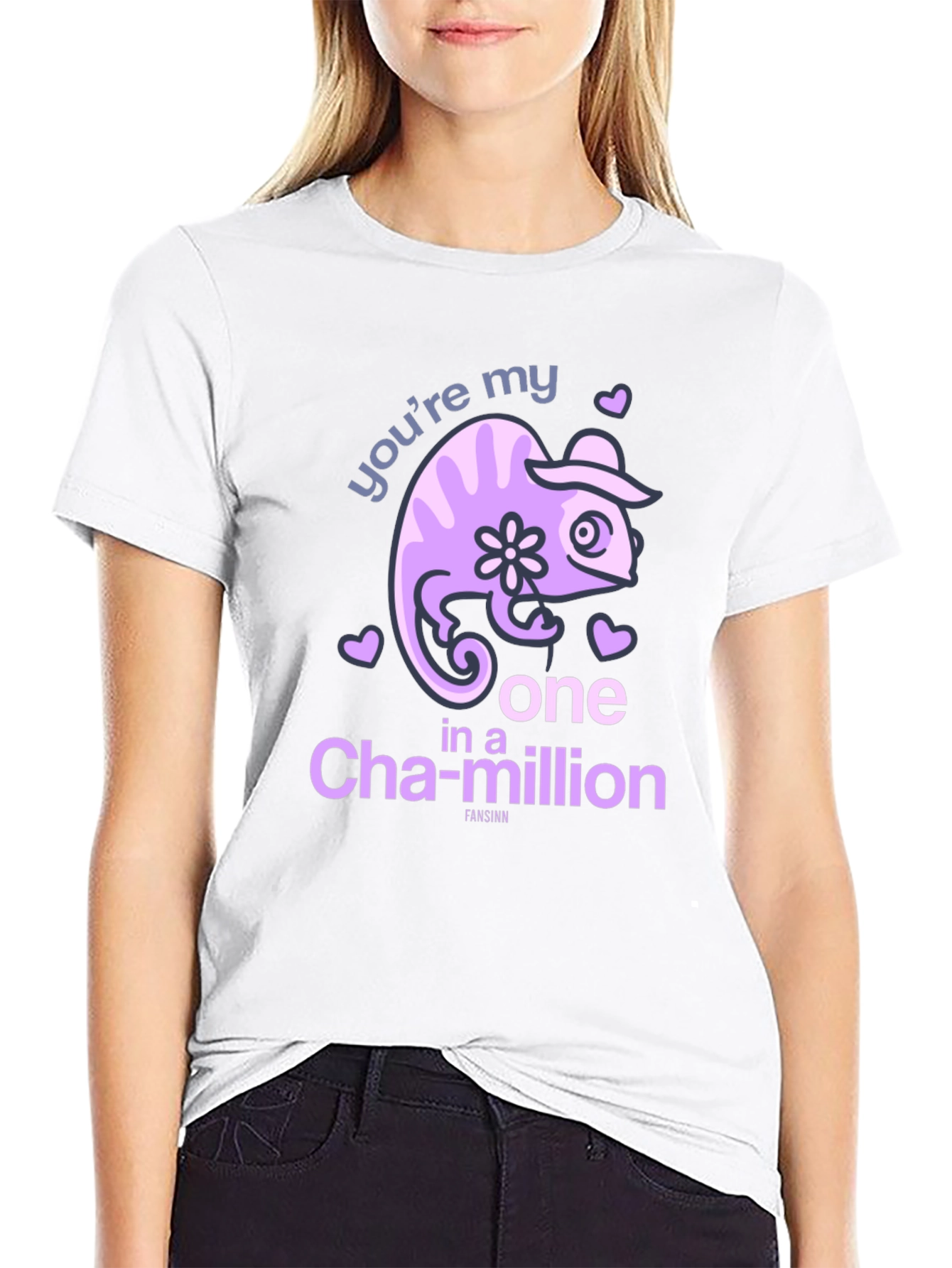 Chameleon One in a Million Black T-Shirt