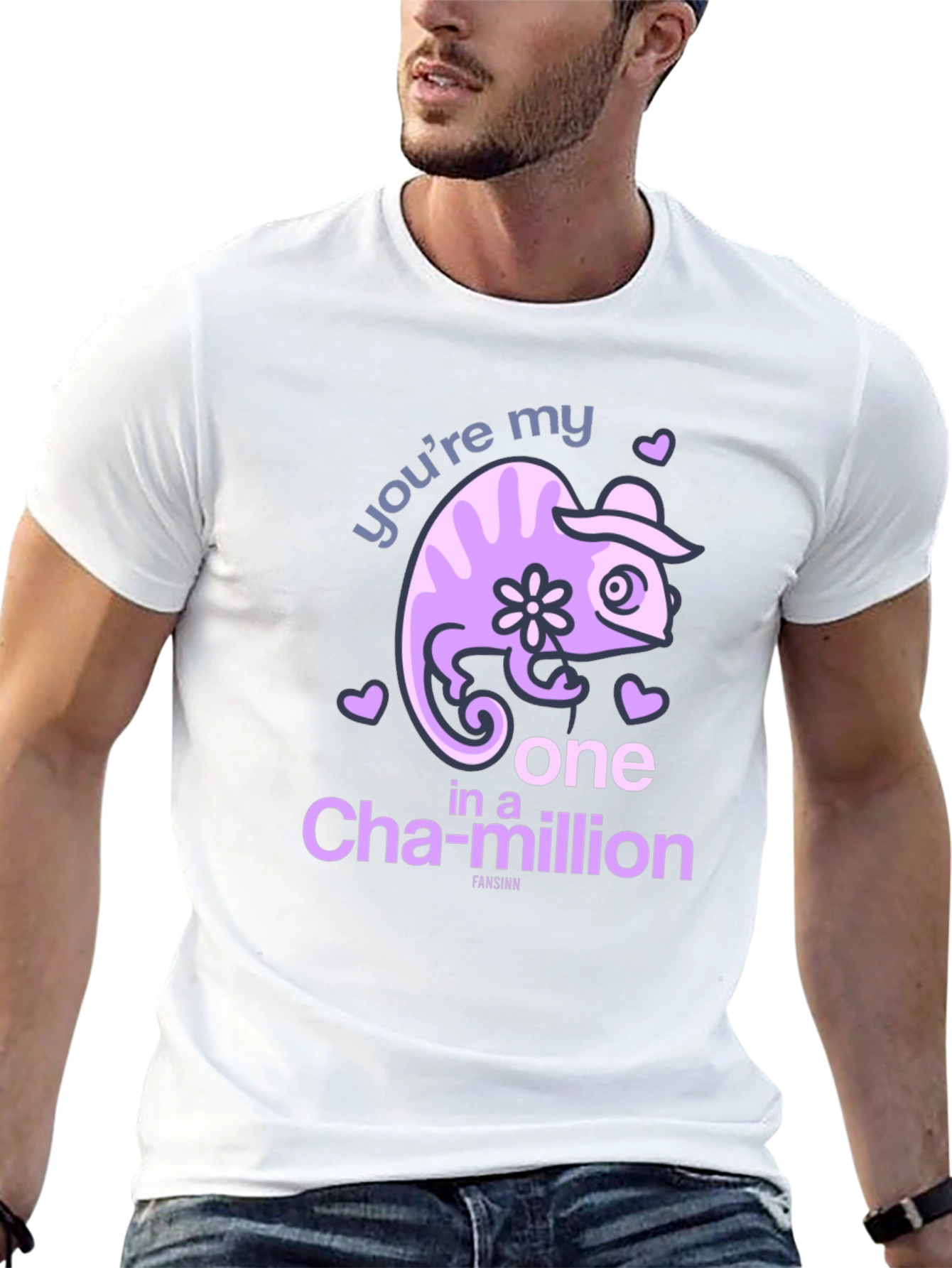 Chameleon One in a Million Black T-Shirt