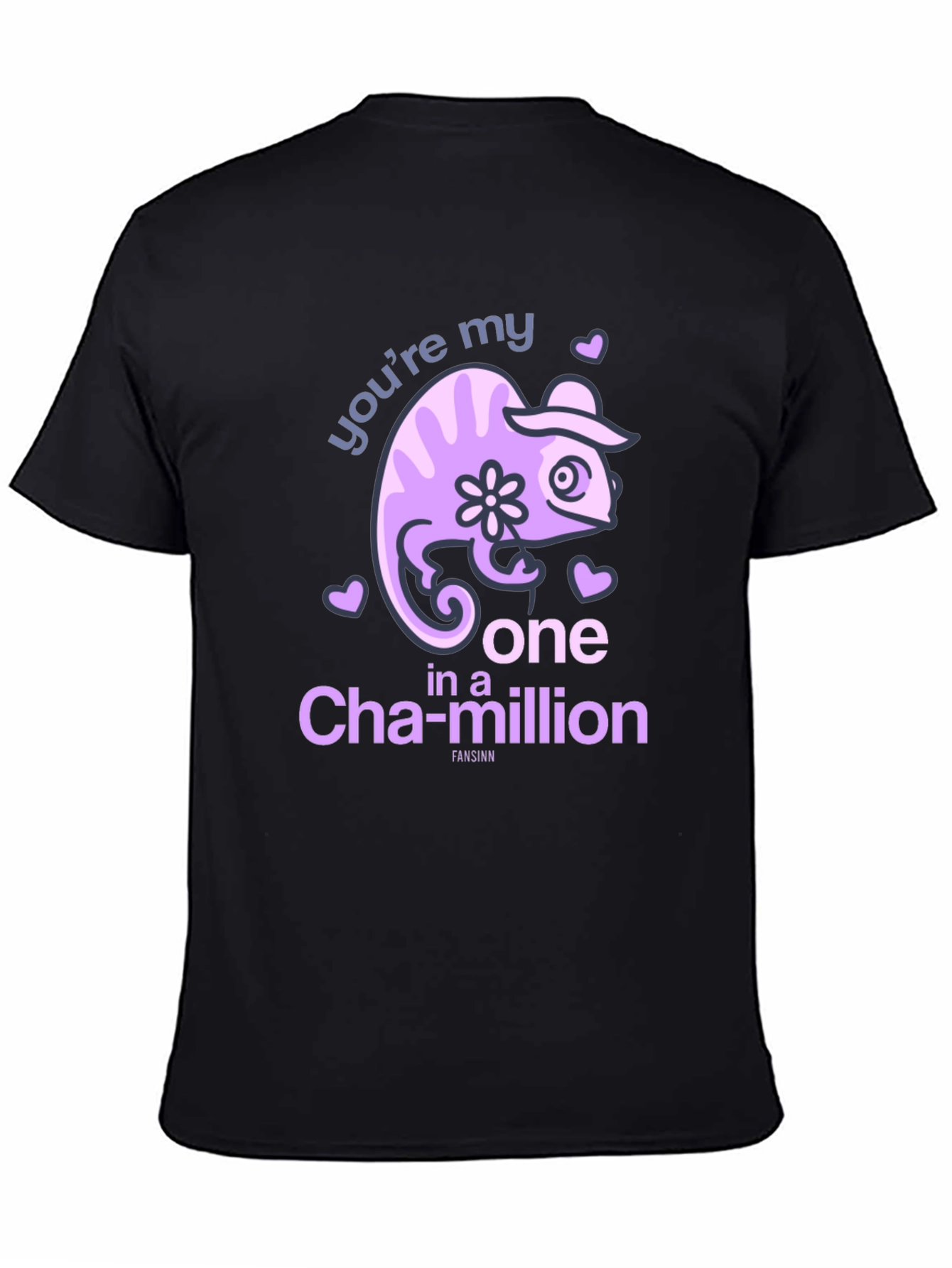 Chameleon One in a Million Black T-Shirt
