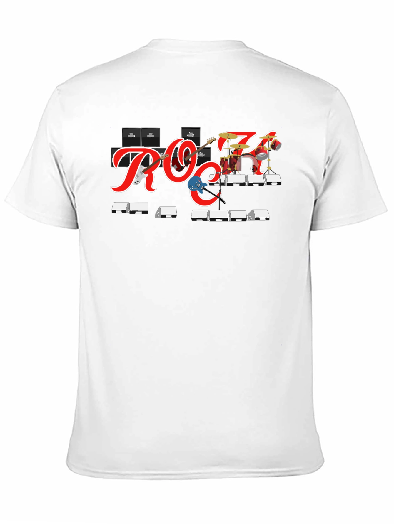 Rock Band Graphic Tee - Black