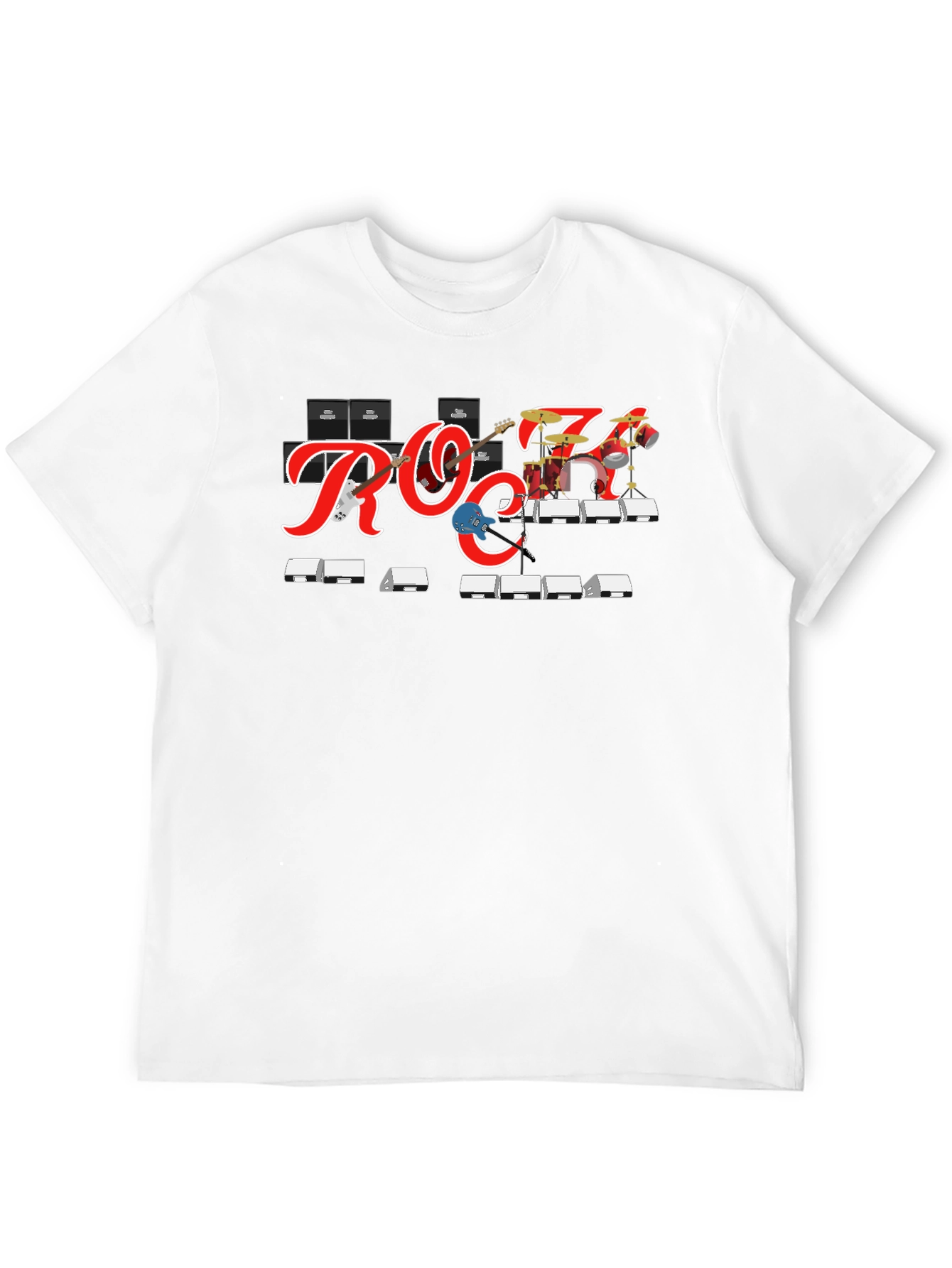 Rock Band Graphic Tee - Black