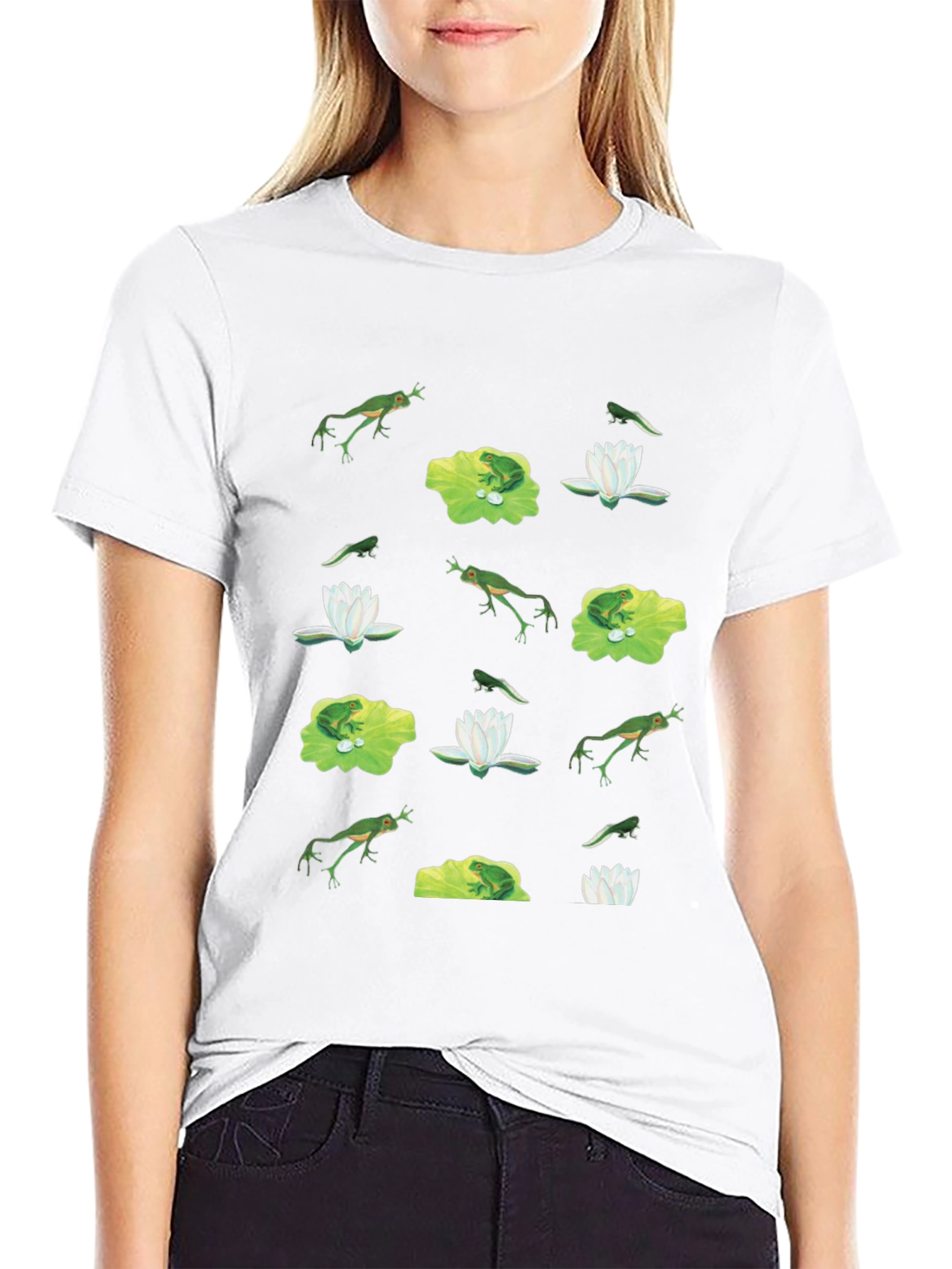 Frog & Lily Pad Graphic Tee