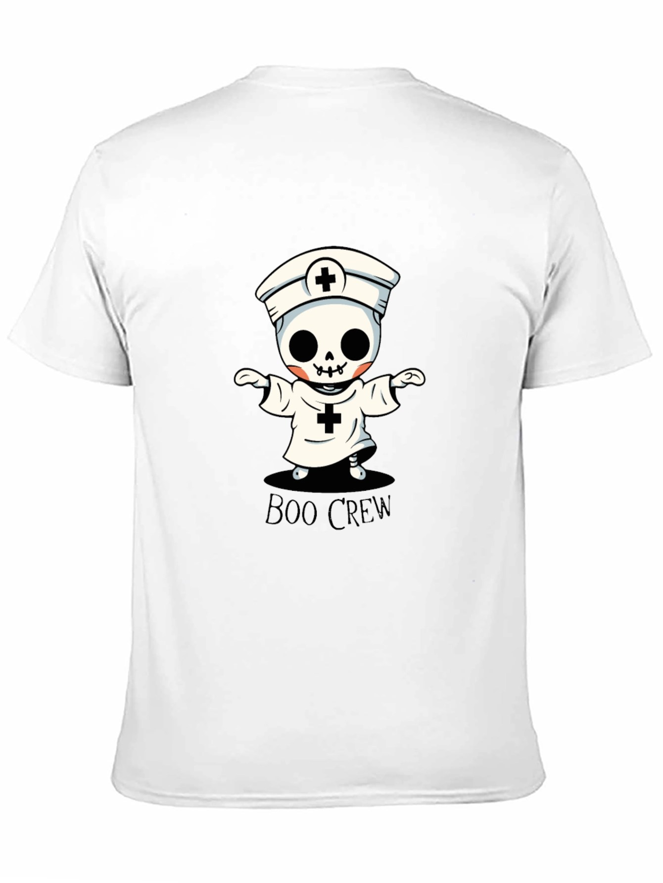 Boo Crew Halloween Skeleton Nurse T-Shirt