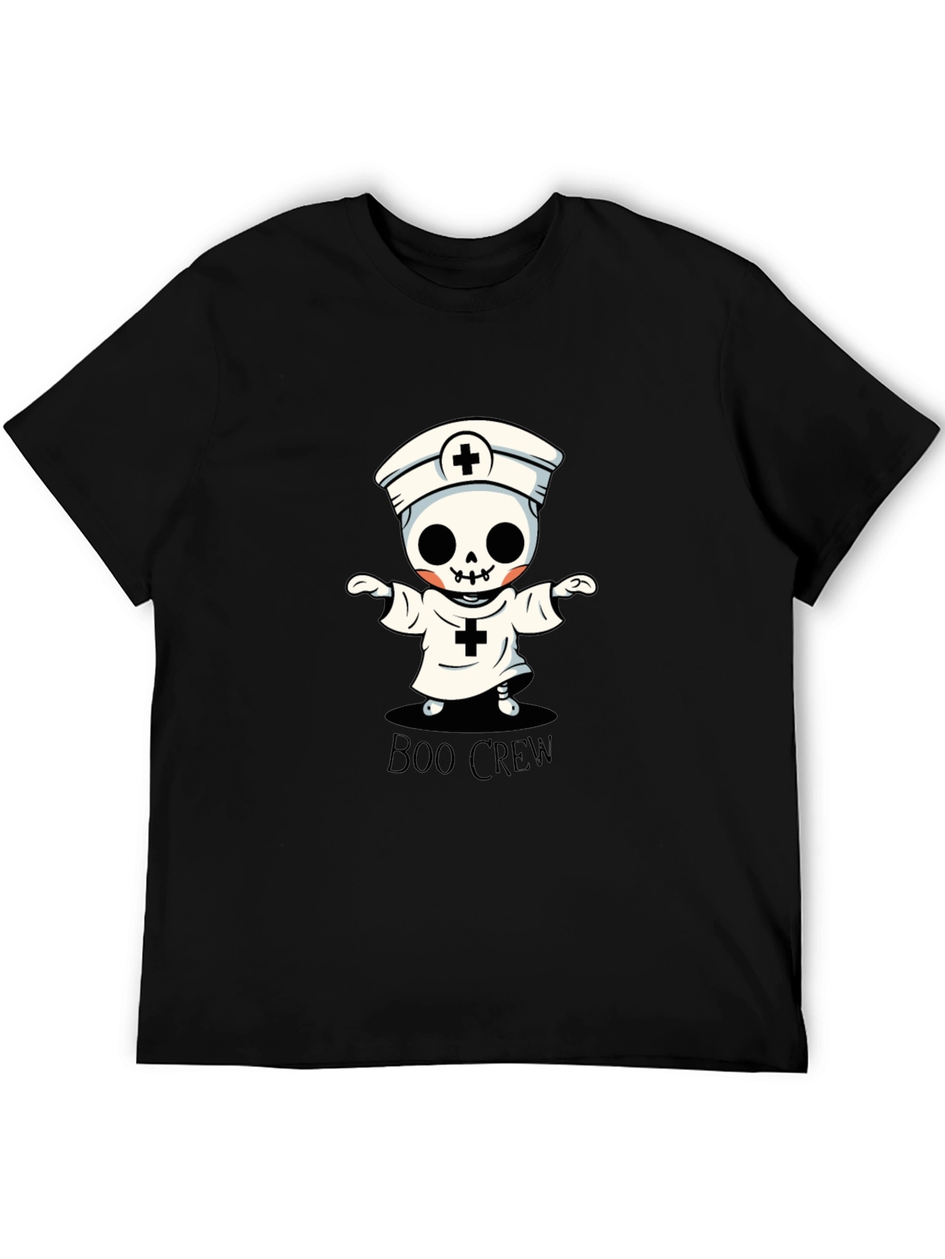 Boo Crew Halloween Skeleton Nurse T-Shirt