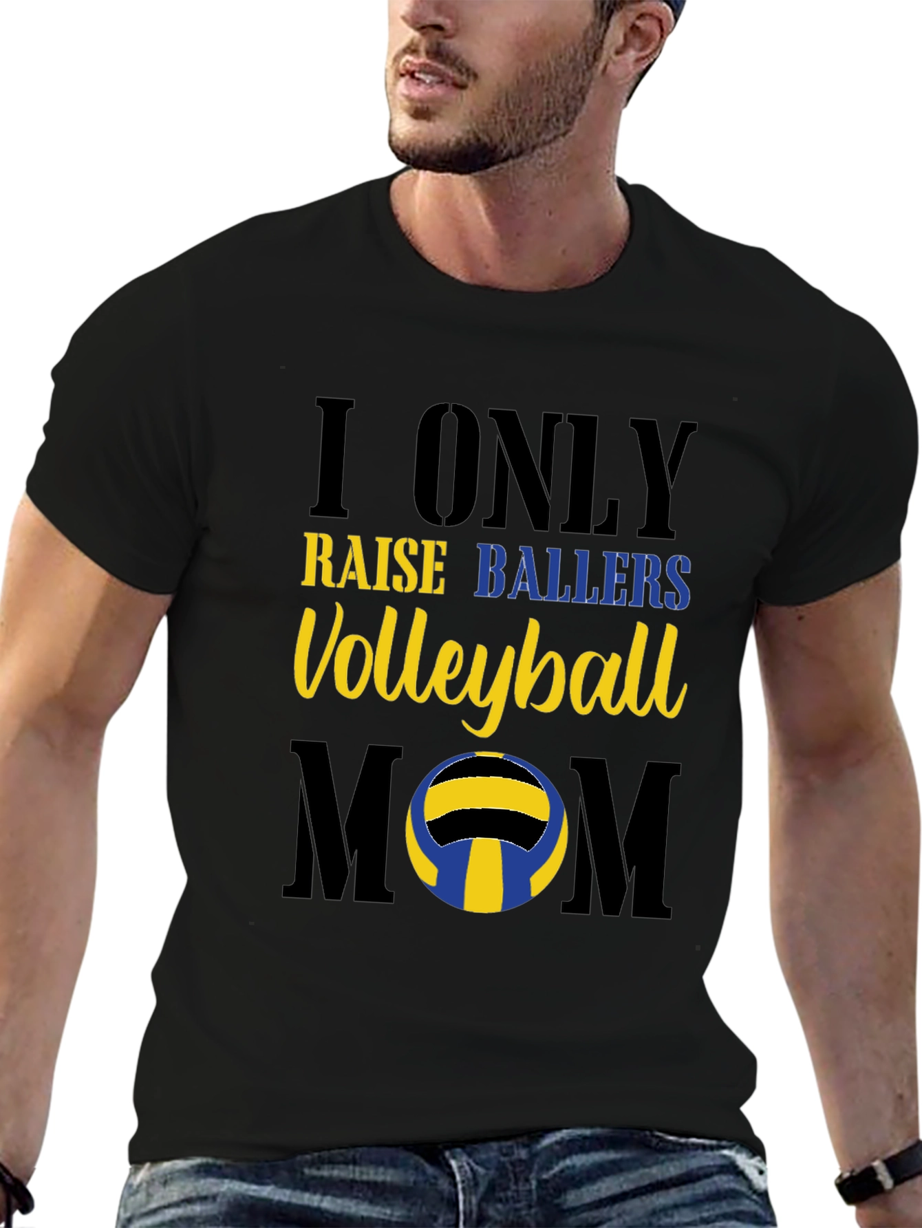 Volleyball Mom Graphic T-Shirt