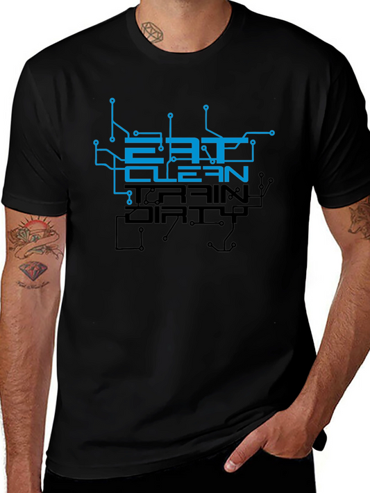 Eat Clean Train Dirty Graphic T-Shirt