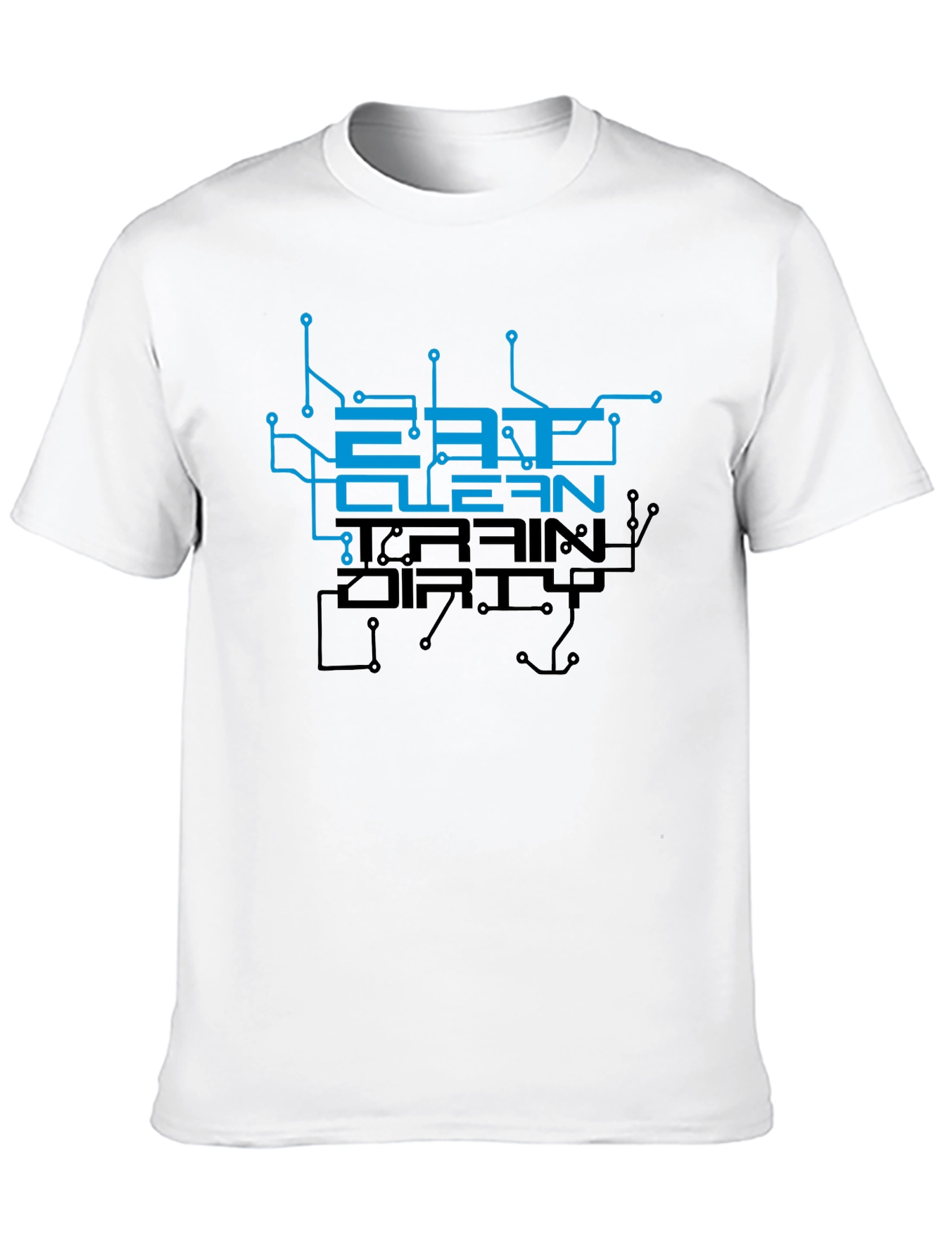 Eat Clean Train Dirty Graphic T-Shirt