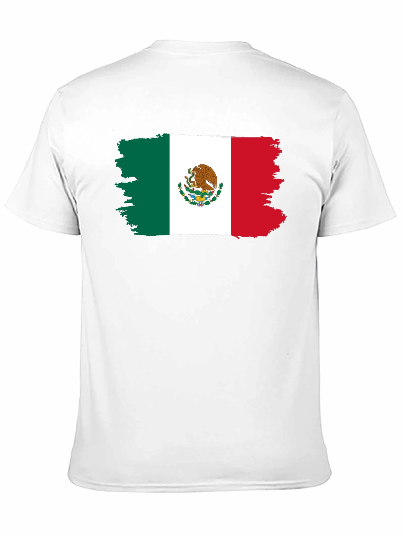 Mexican Flag T-Shirt - Distressed Graphic Tee