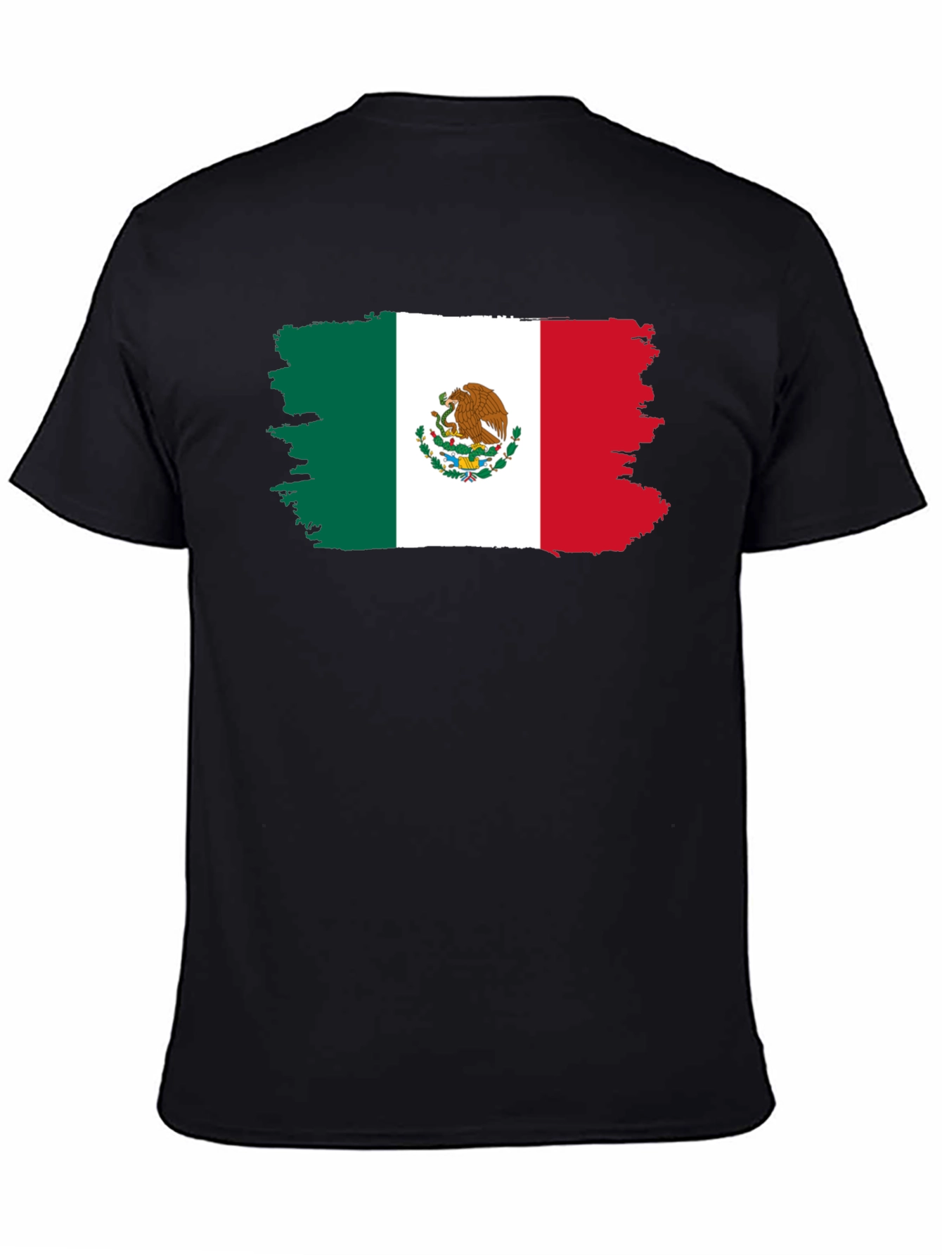 Mexican Flag T-Shirt - Distressed Graphic Tee