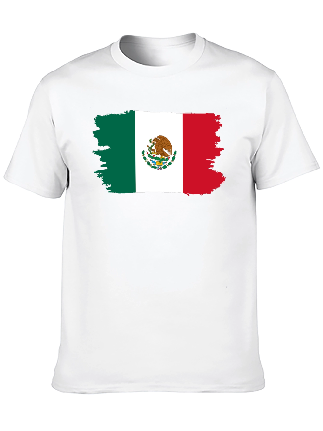 Mexican Flag T-Shirt - Distressed Graphic Tee