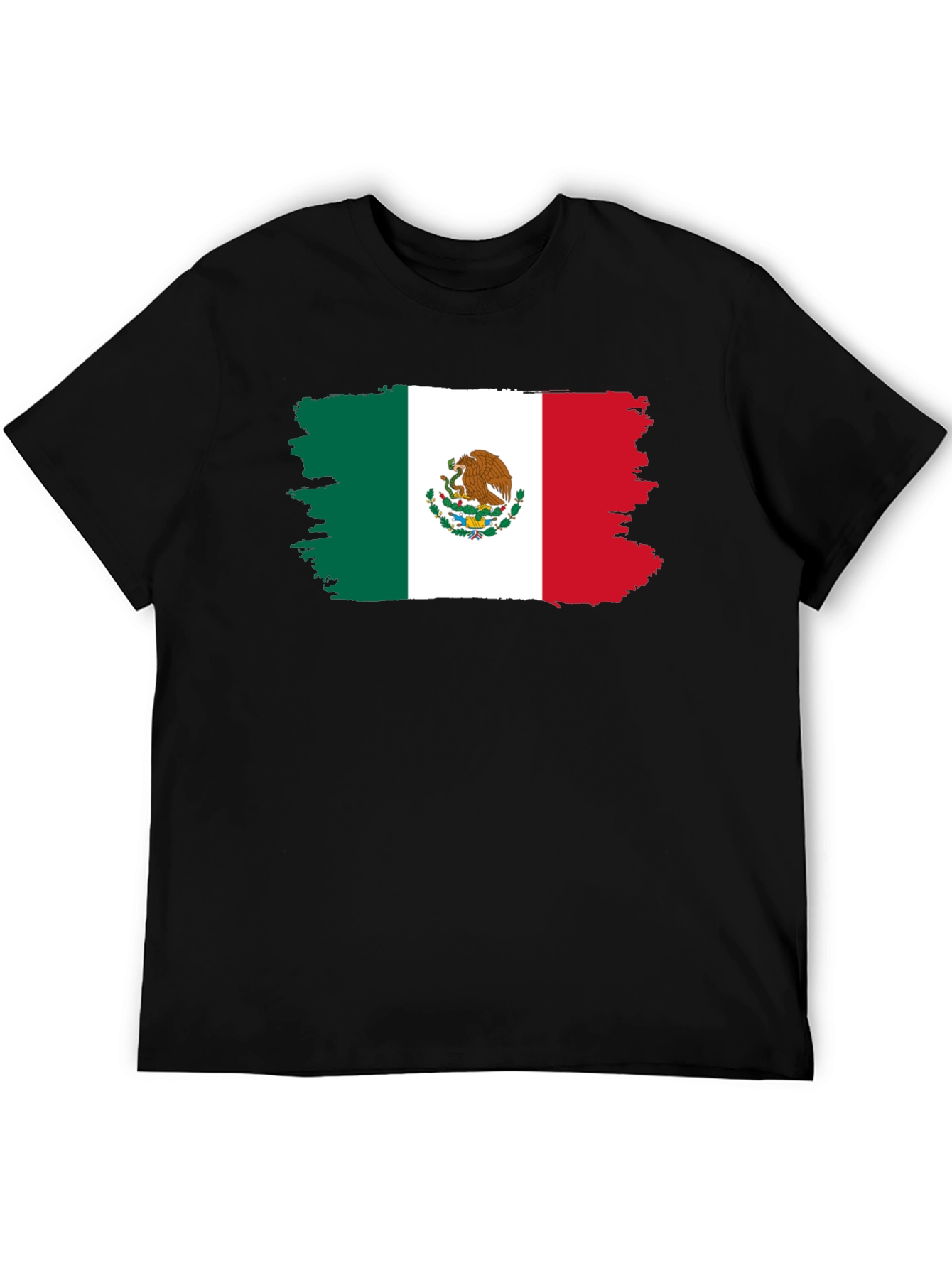 Mexican Flag T-Shirt - Distressed Graphic Tee