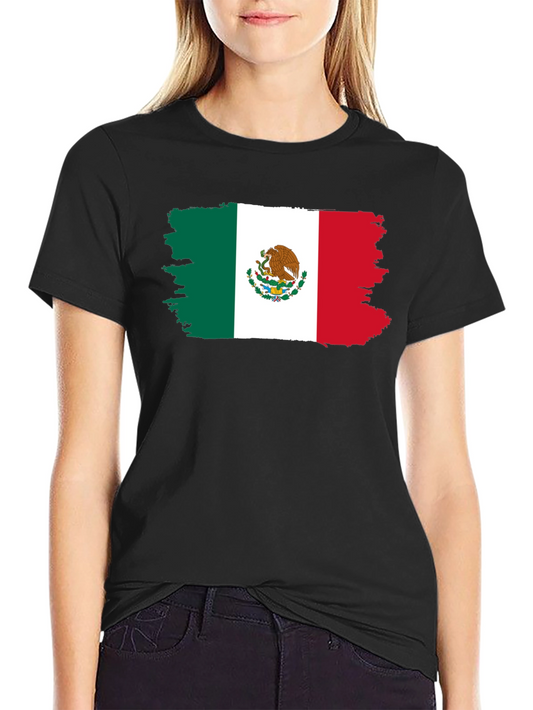 Mexican Flag T-Shirt - Distressed Graphic Tee
