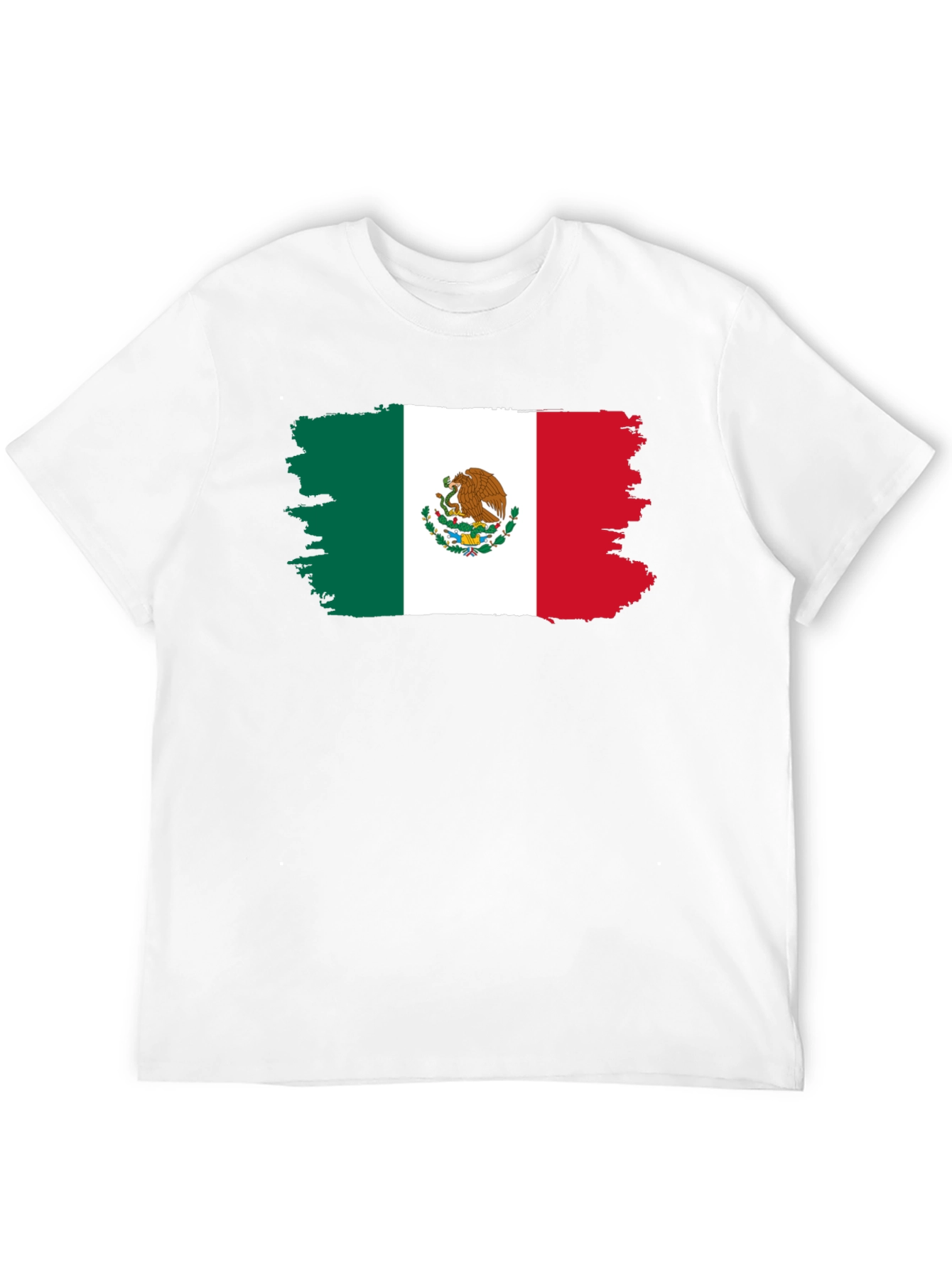 Mexican Flag T-Shirt - Distressed Graphic Tee