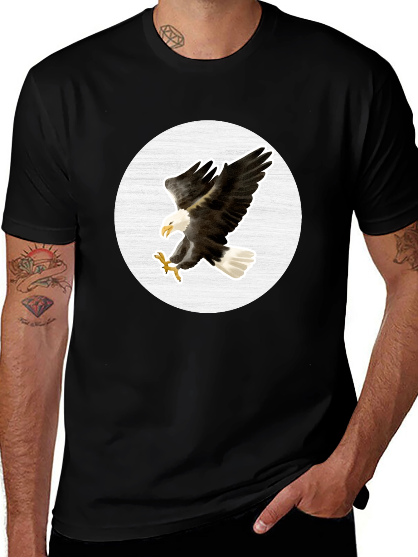 Eagle Graphic T-Shirt - Patriotic Design