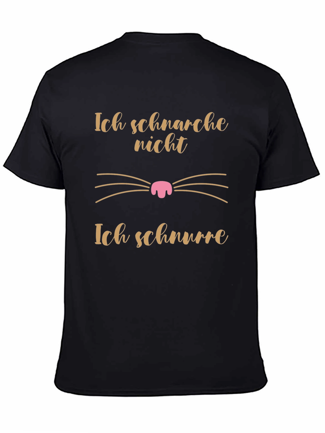Ich Schnarche Nicht Funny Cat T-Shirt