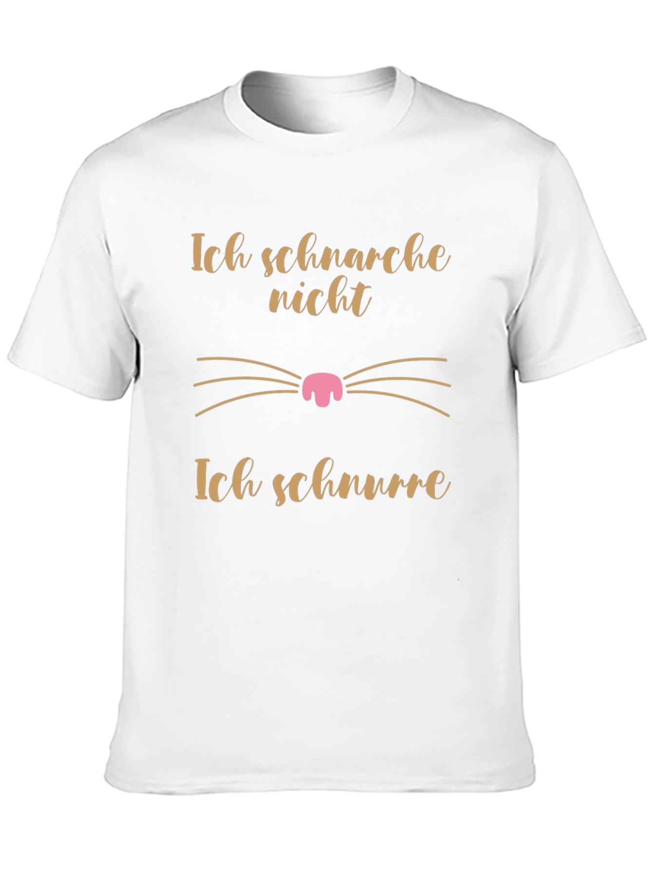 Ich Schnarche Nicht Funny Cat T-Shirt