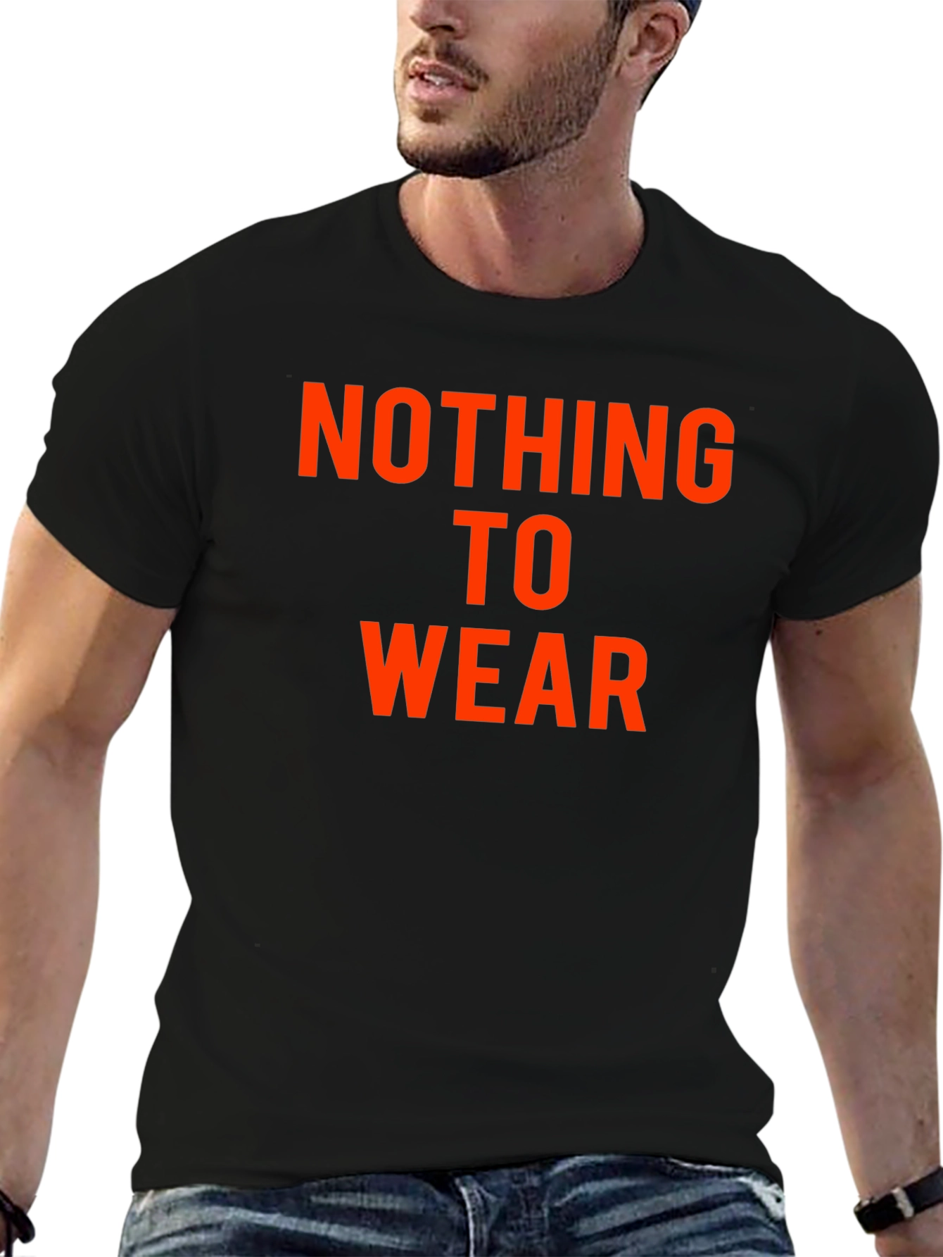 Nothing to Wear T-Shirt - Black Tee
