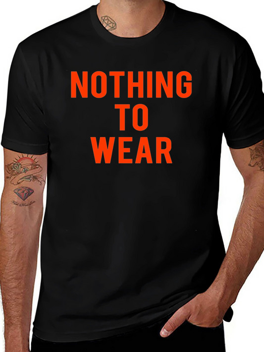 Nothing to Wear T-Shirt - Black Tee