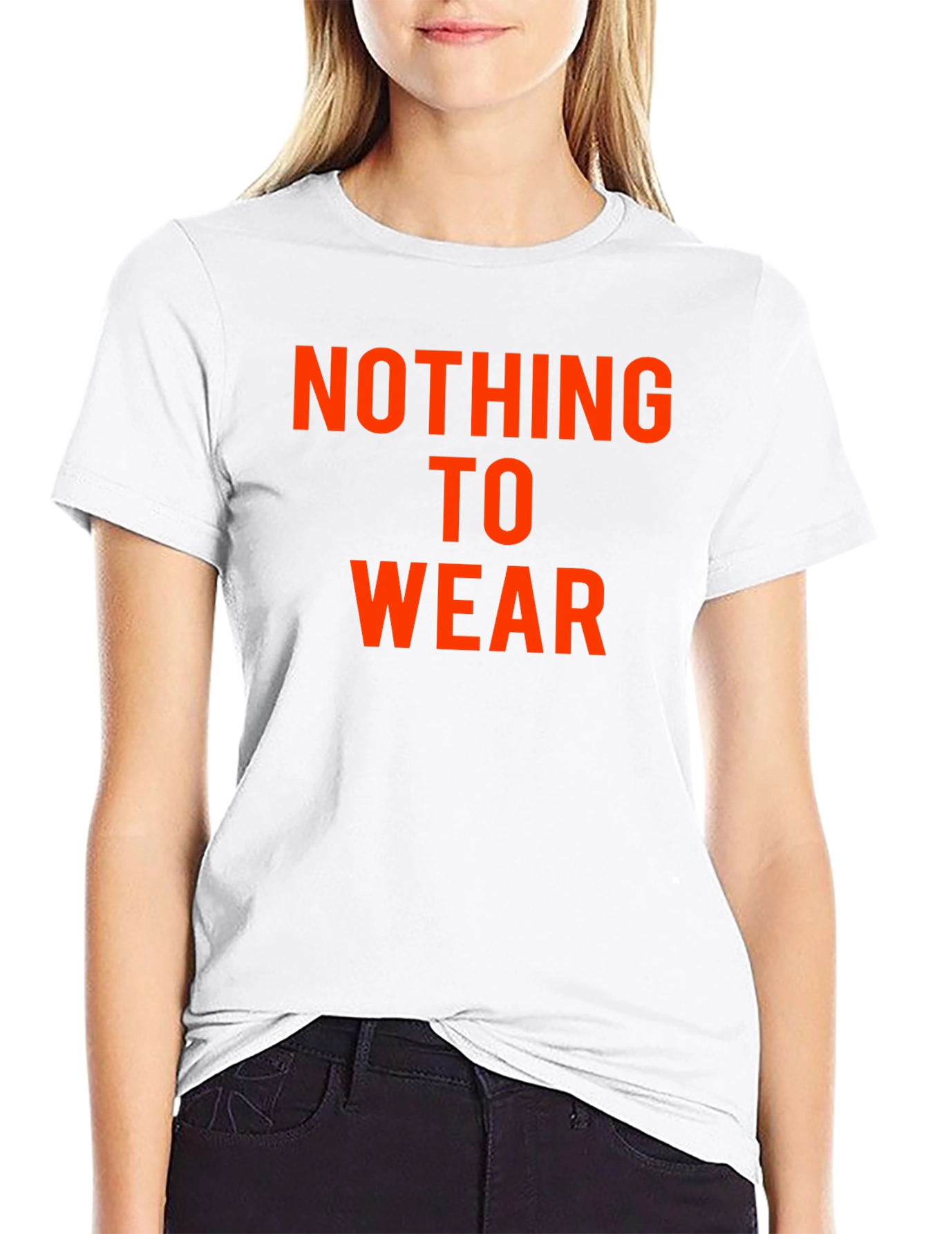 Nothing to Wear T-Shirt - Black Tee