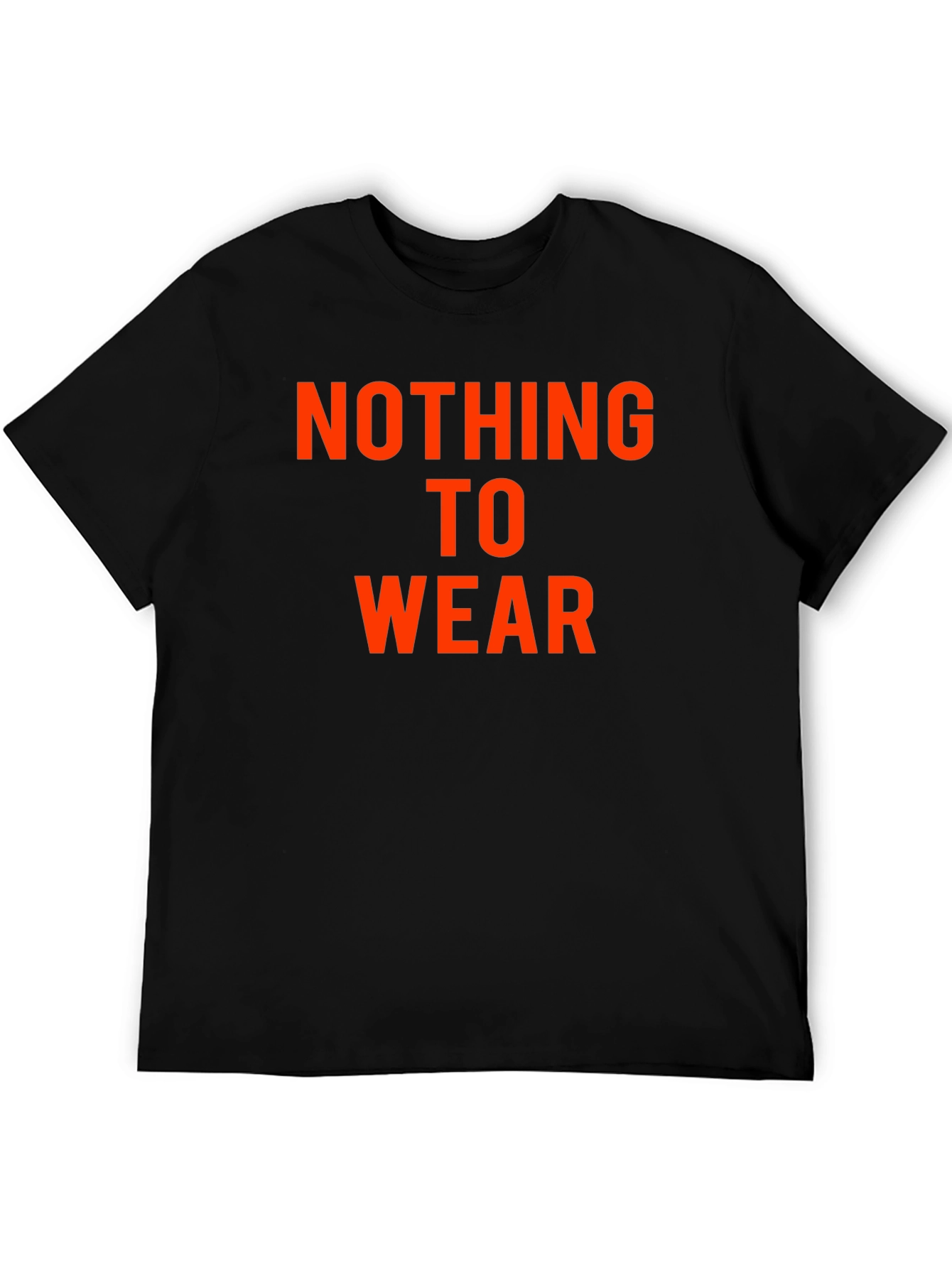 Nothing to Wear T-Shirt - Black Tee