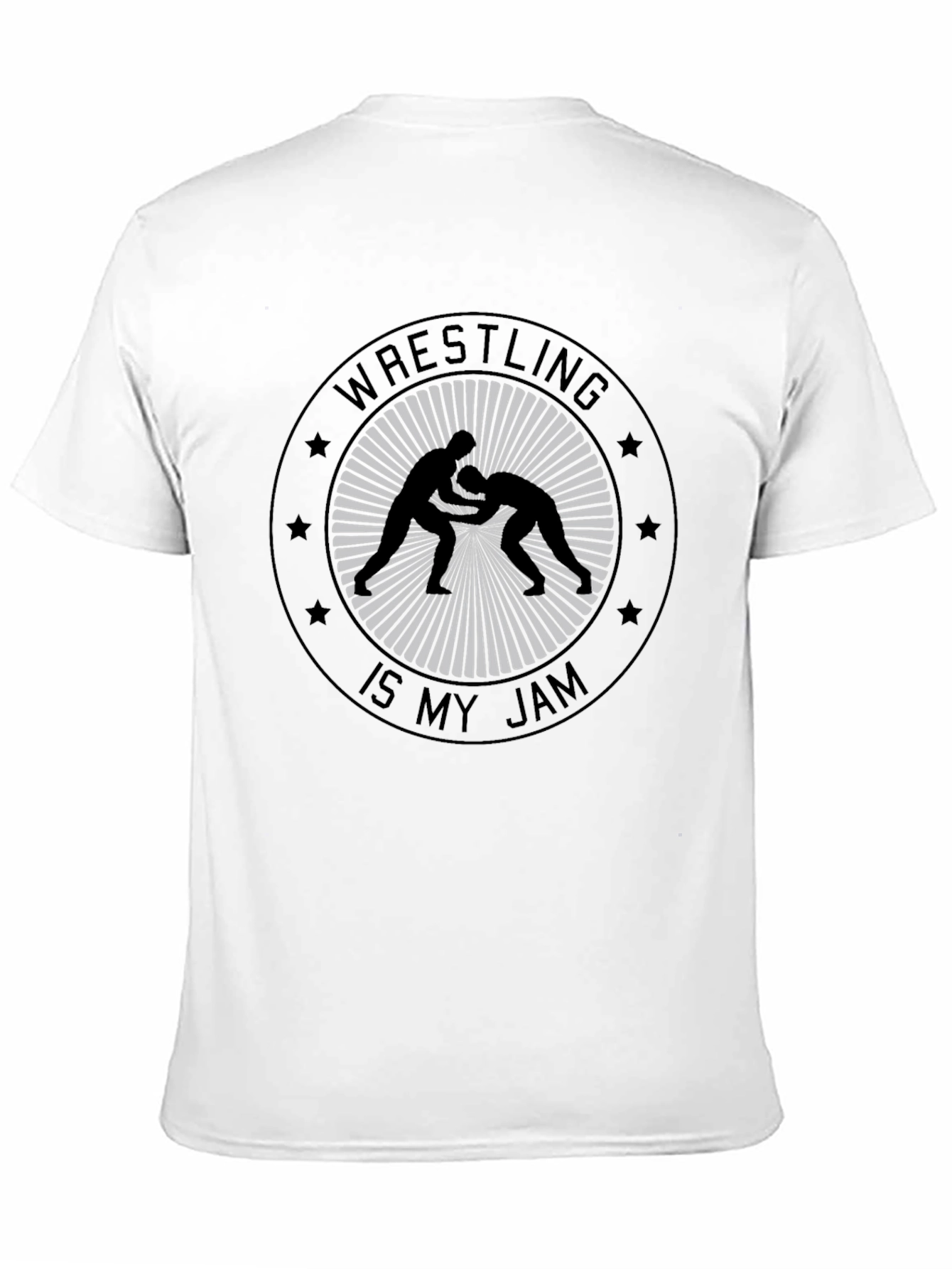 Wrestling is My Jam Black T-Shirt