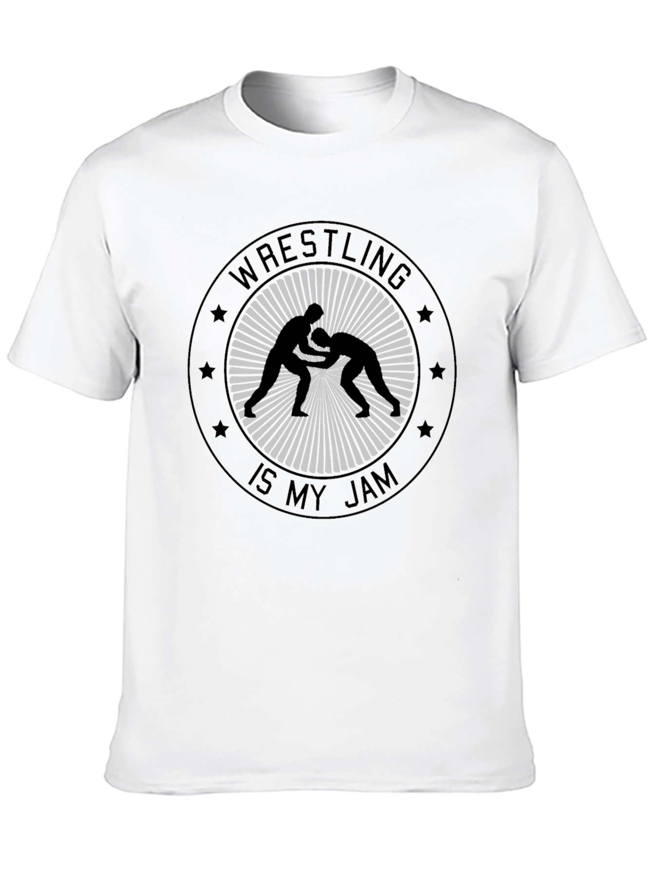 Wrestling is My Jam Black T-Shirt