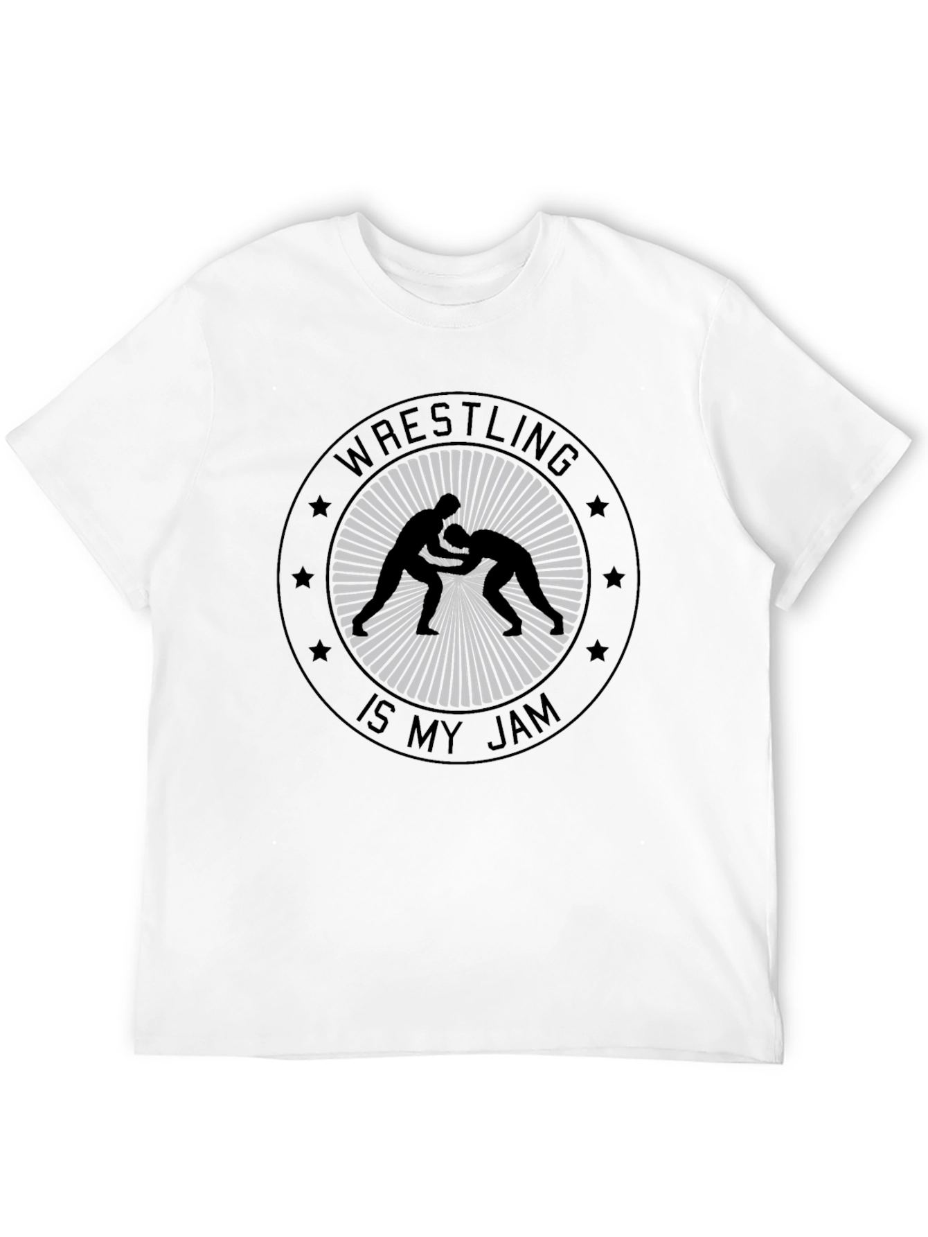 Wrestling is My Jam Black T-Shirt