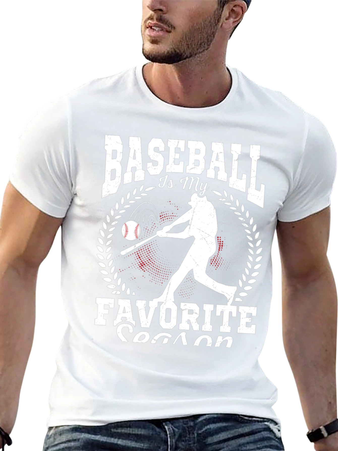 Baseball Is My Favorite Season Graphic Tee