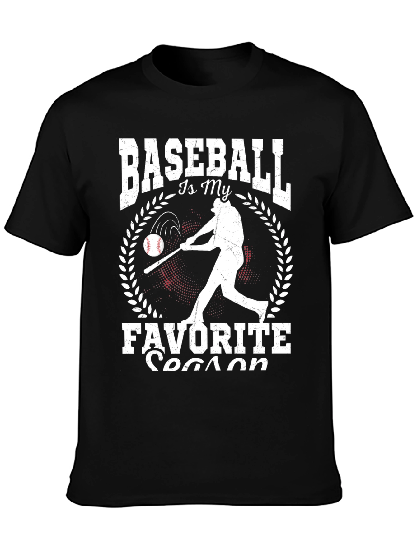 Baseball Is My Favorite Season Graphic Tee