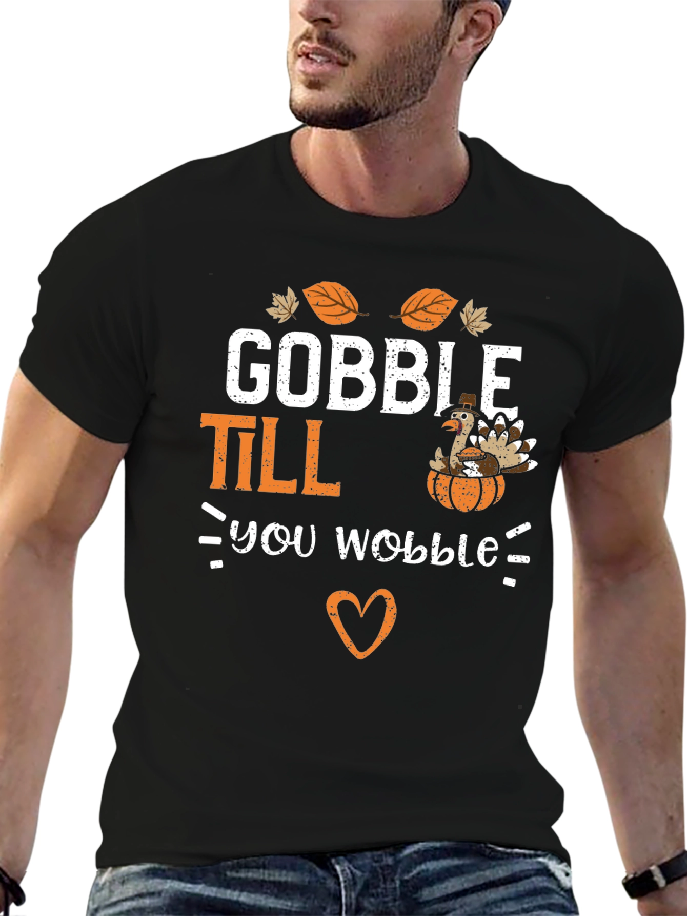 Gobble Till You Wobble Thanksgiving T-Shirt