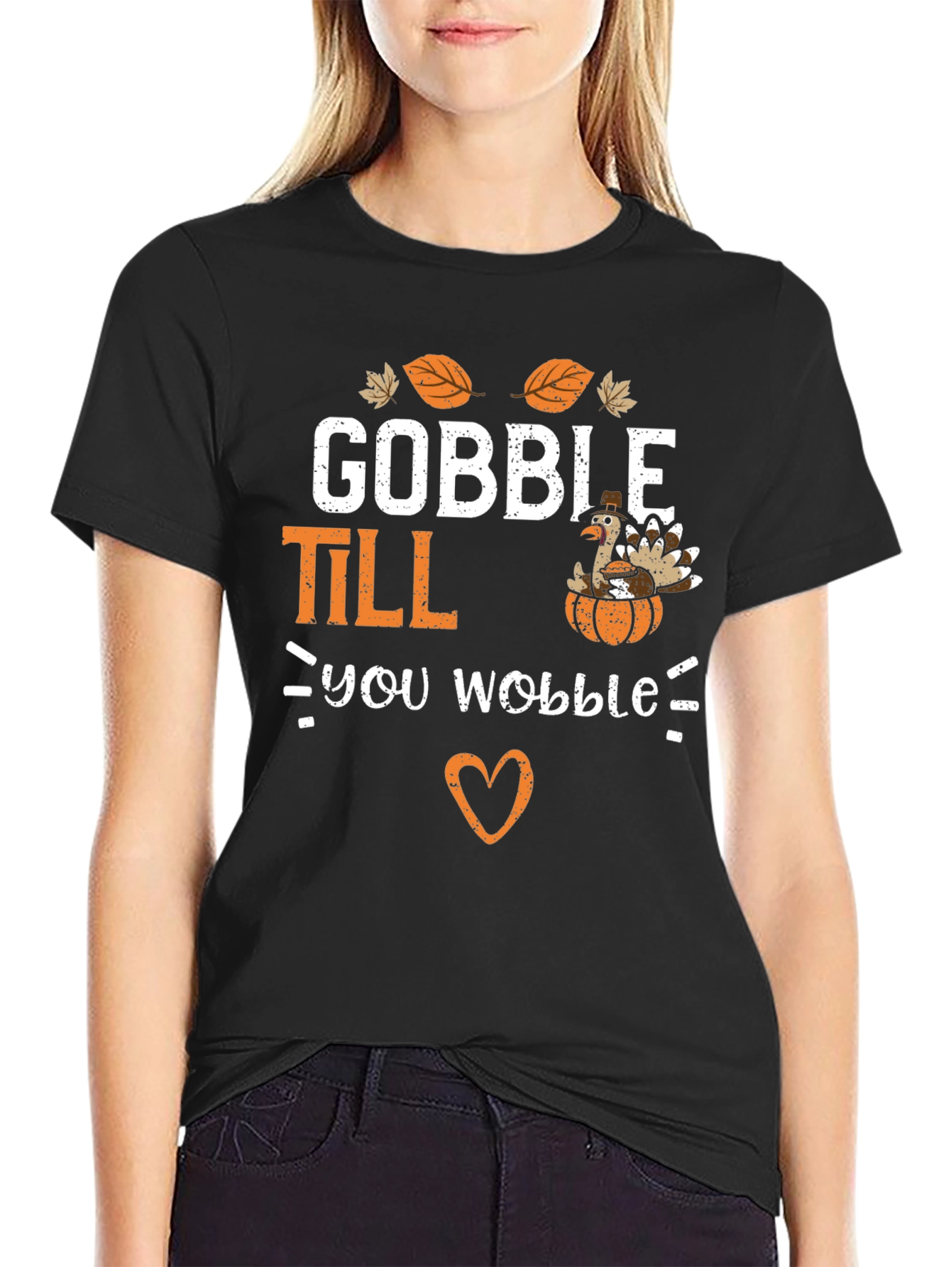 Gobble Till You Wobble Thanksgiving T-Shirt