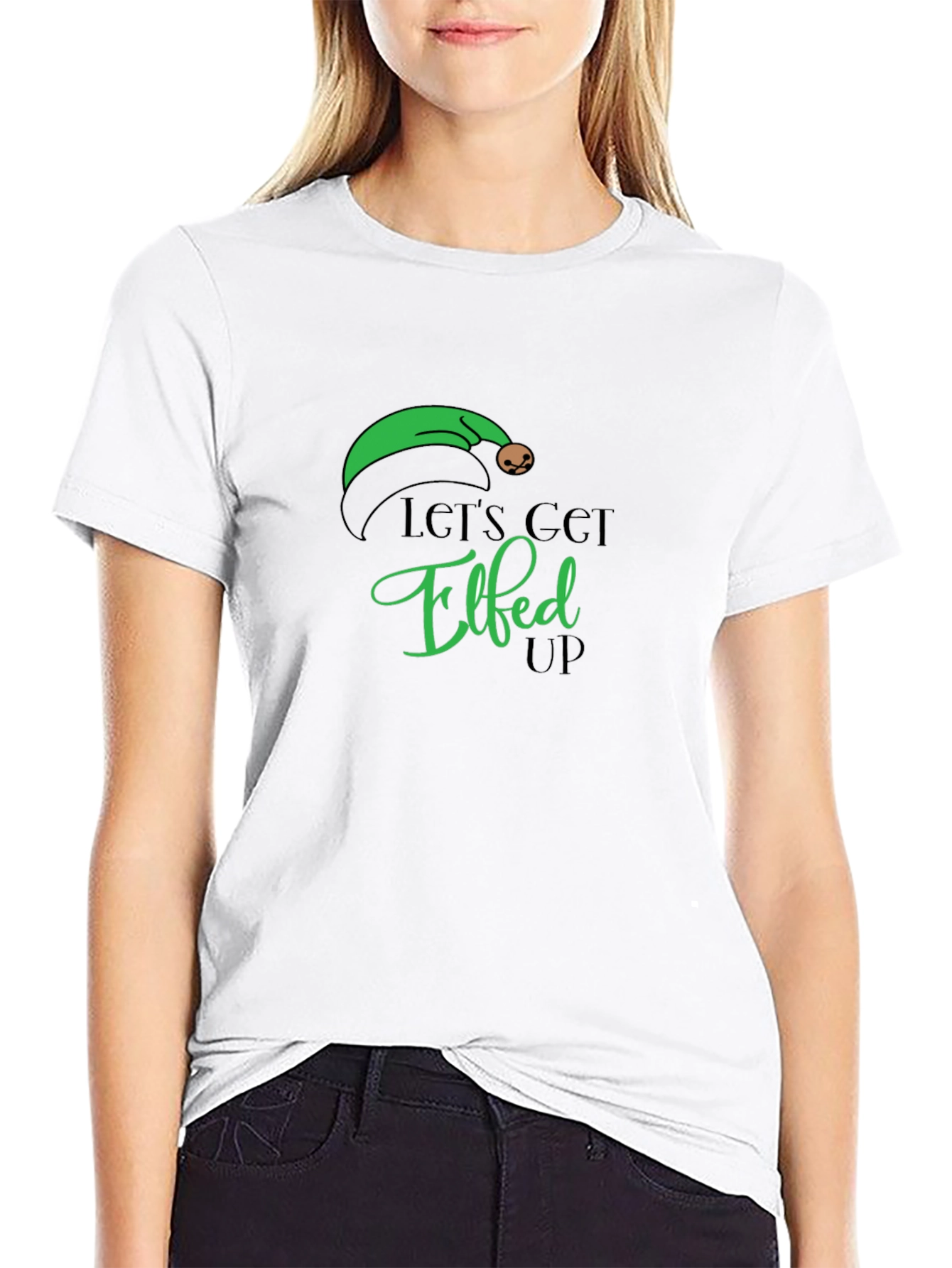 Lets Get Elfed Up - Holiday Graphic Tee
