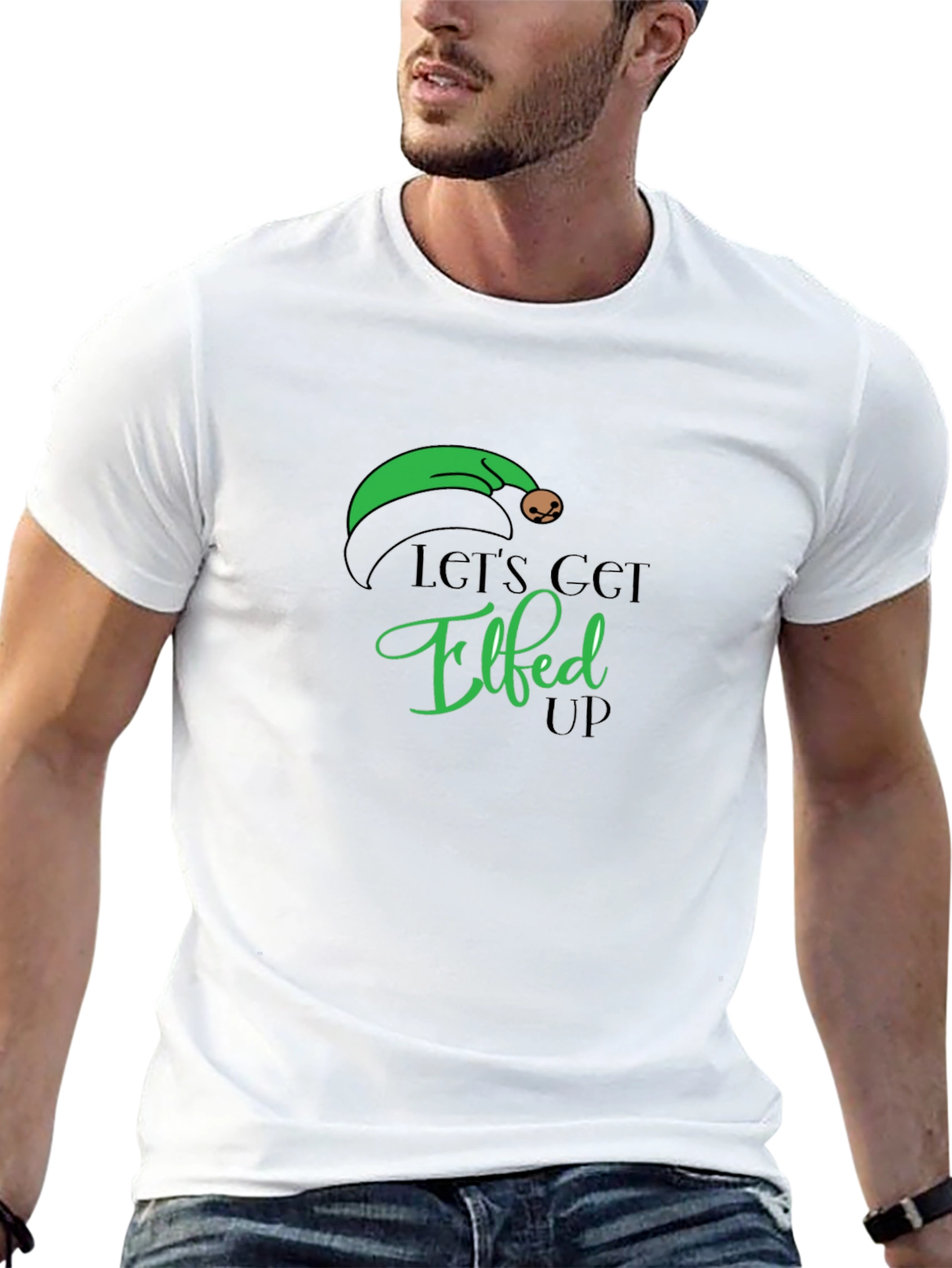 Lets Get Elfed Up - Holiday Graphic Tee