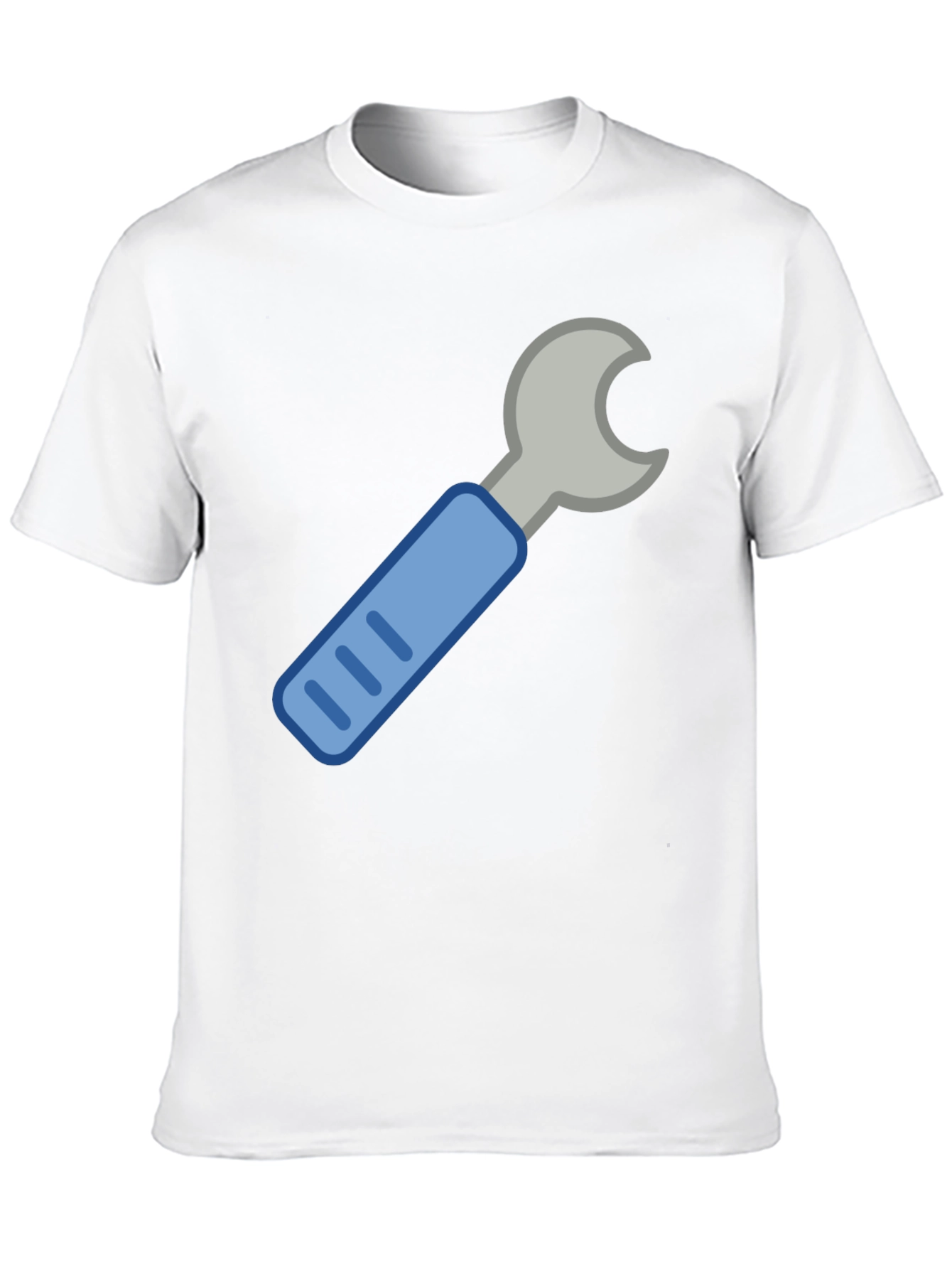 Wrench Graphic Tee - Black Crew Neck