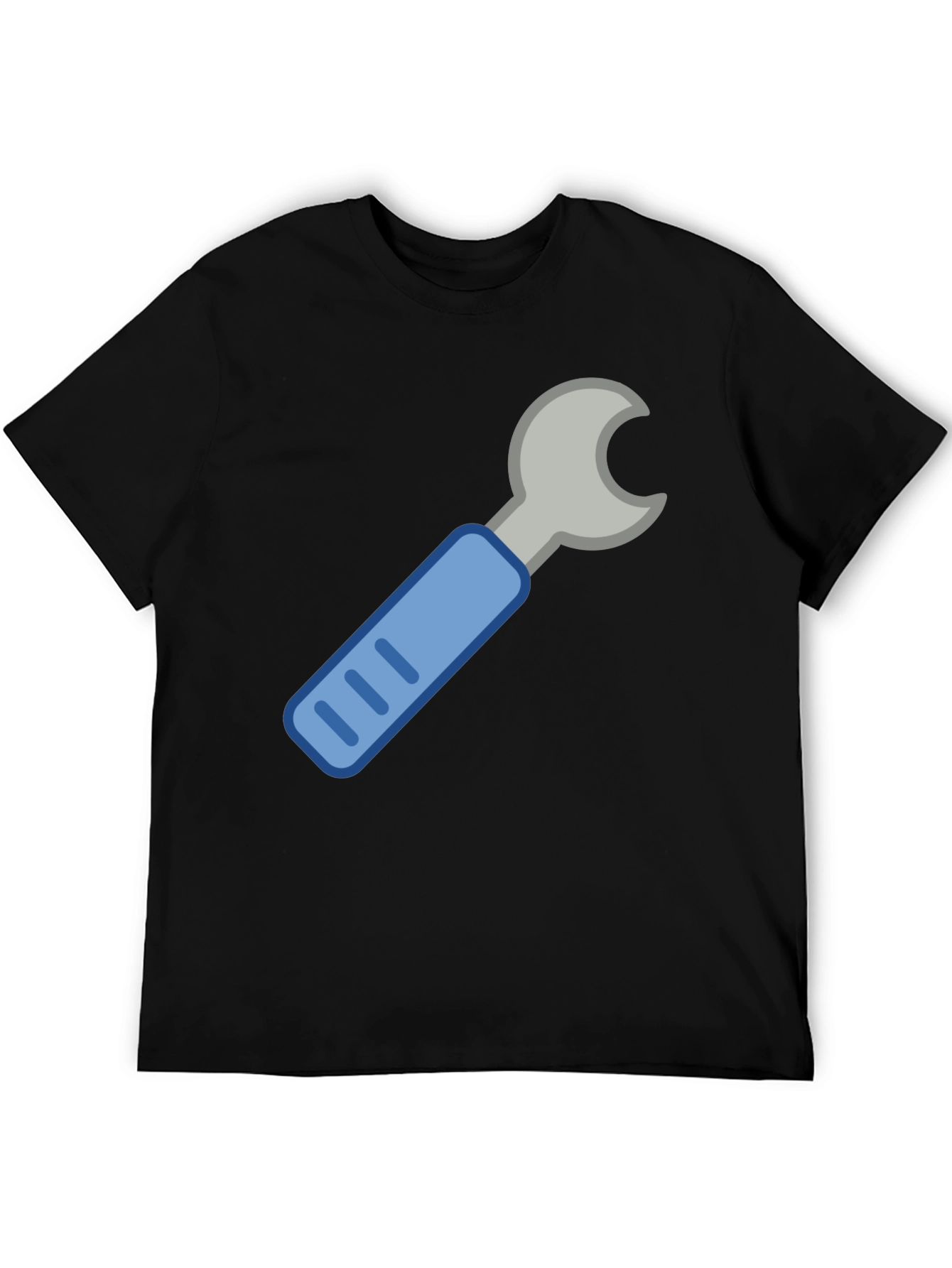Wrench Graphic Tee - Black Crew Neck