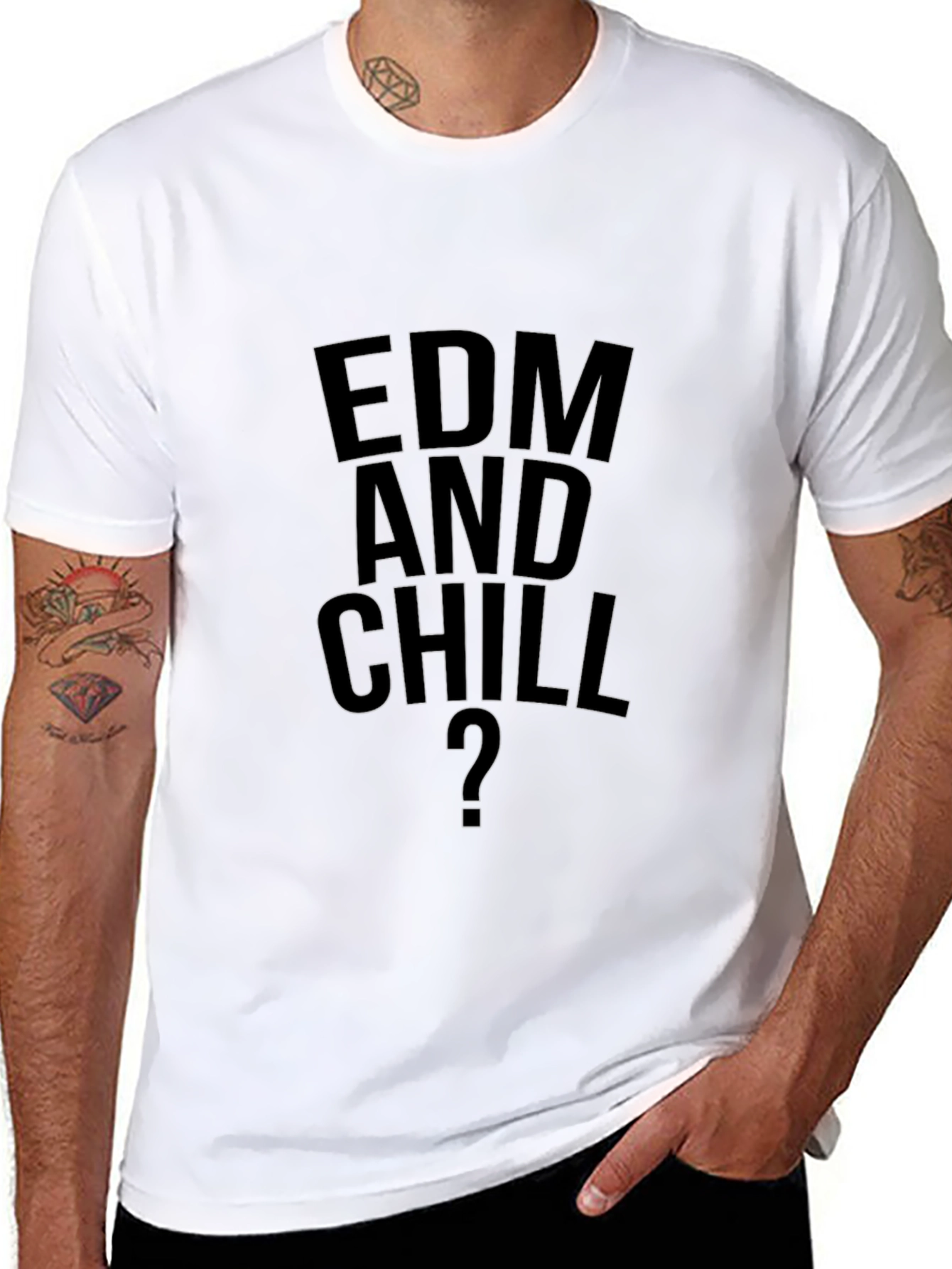 EDM and Chill T-Shirt - Music Lover Tee