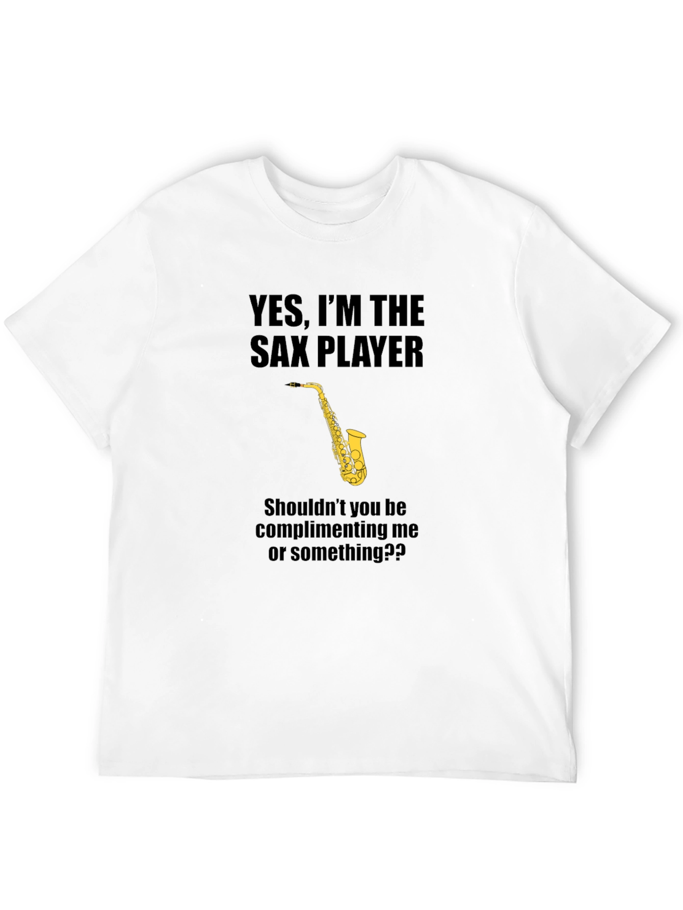 Sax Player Graphic T-Shirt