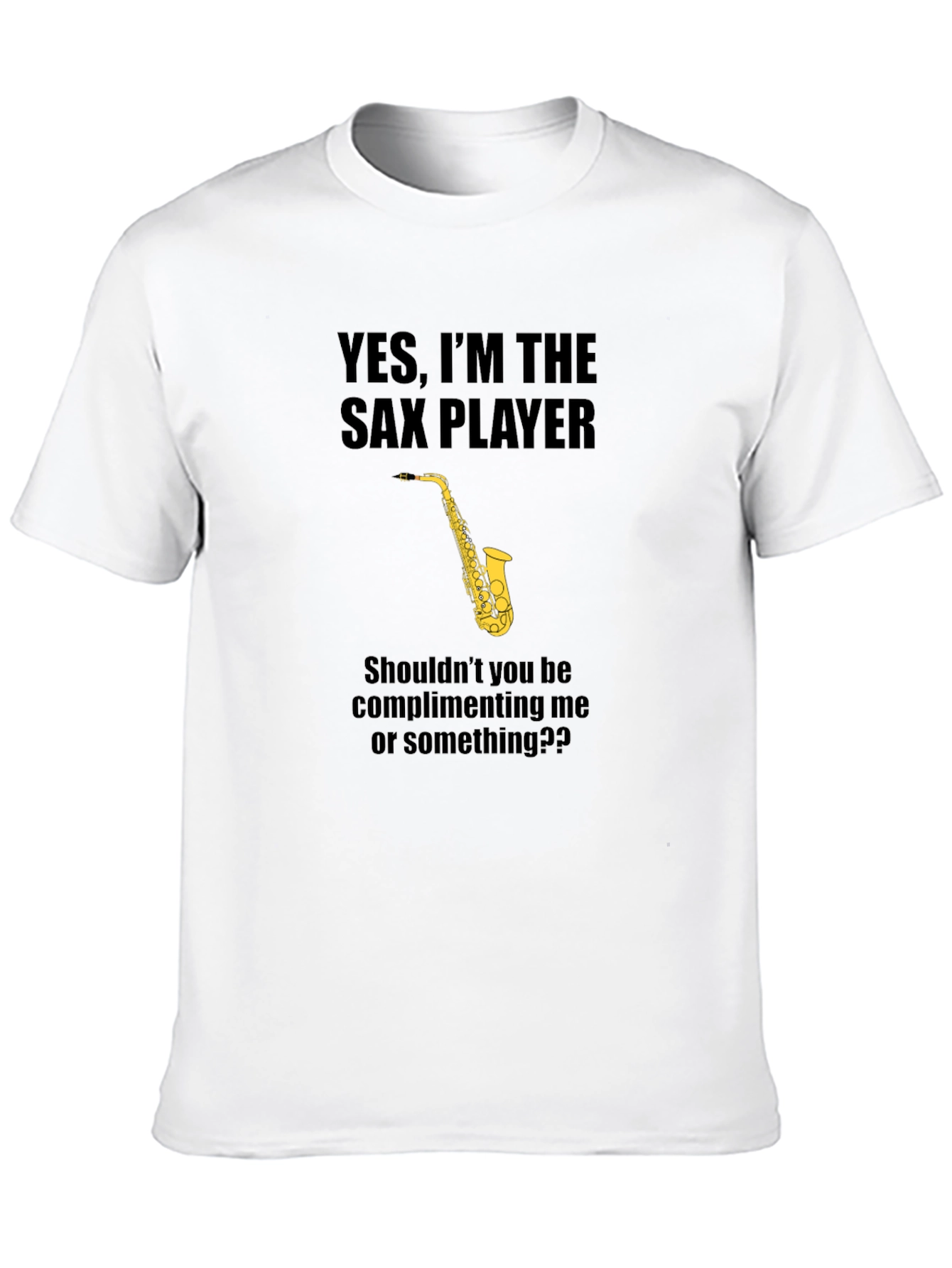 Sax Player Graphic T-Shirt