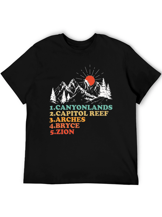 Utah National Parks T-Shirt - Canyonlands Arches Zion