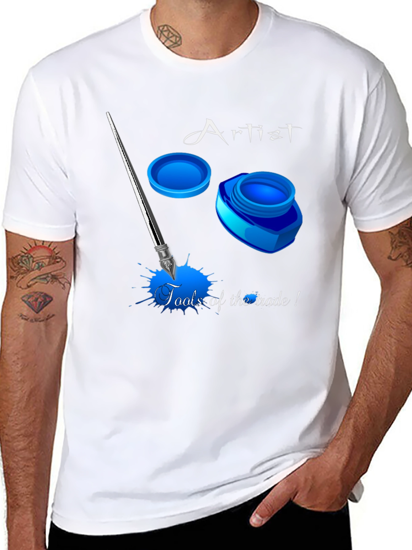 Artist Tools of the Trade Black Graphic T-Shirt