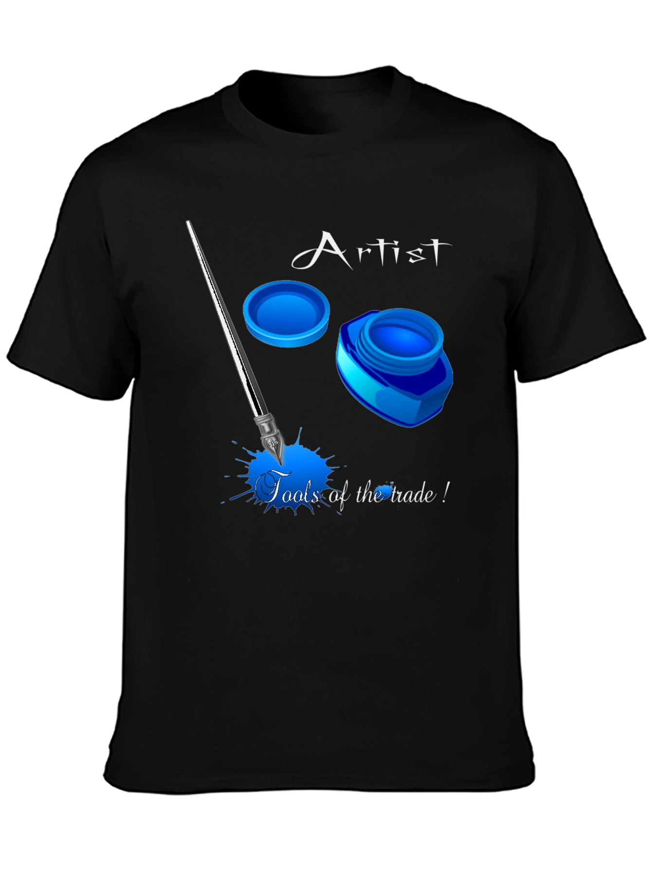 Artist Tools of the Trade Black Graphic T-Shirt