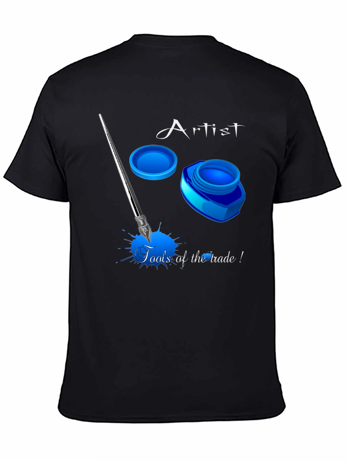 Artist Tools of the Trade Black Graphic T-Shirt