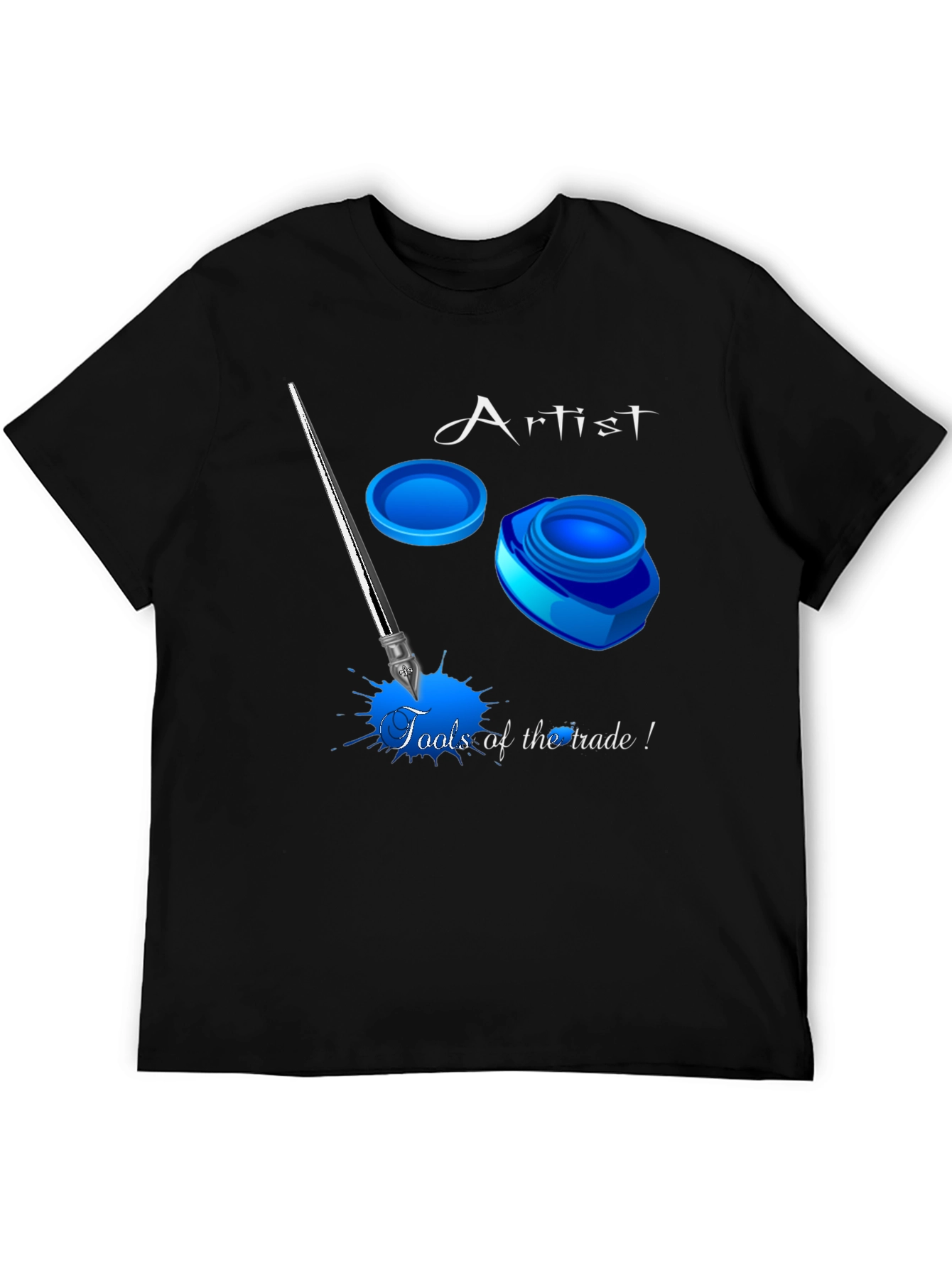 Artist Tools of the Trade Black Graphic T-Shirt