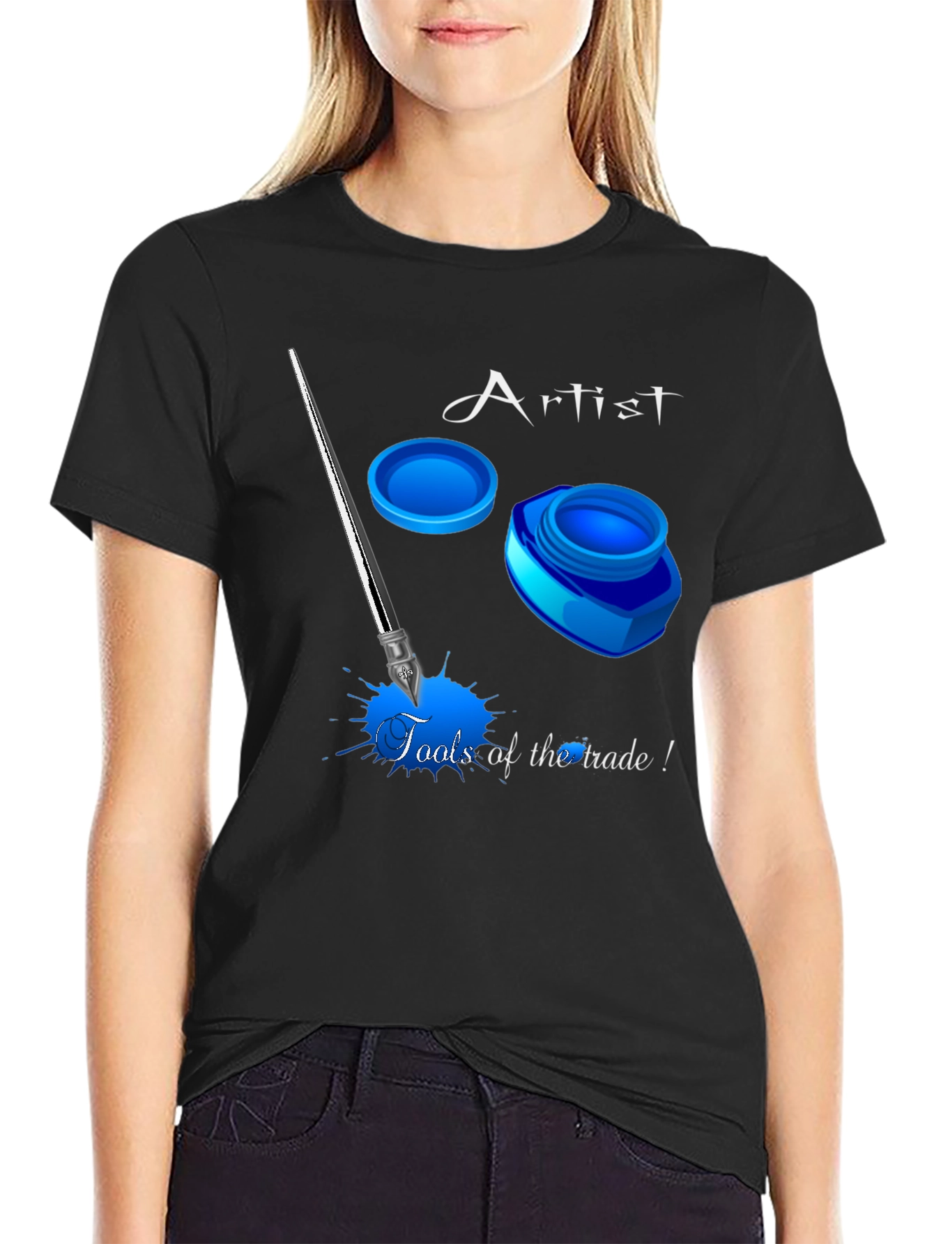 Artist Tools of the Trade Black Graphic T-Shirt