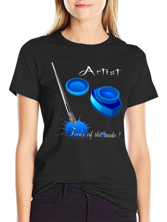 Artist Tools of the Trade Black Graphic T-Shirt